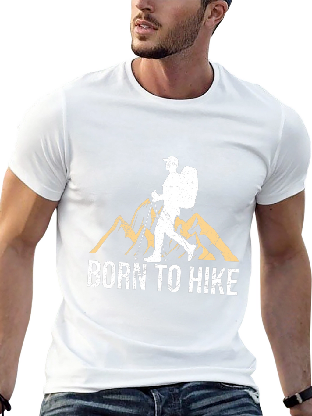 Born to Hike T-Shirt: Mountain Adventure Tee