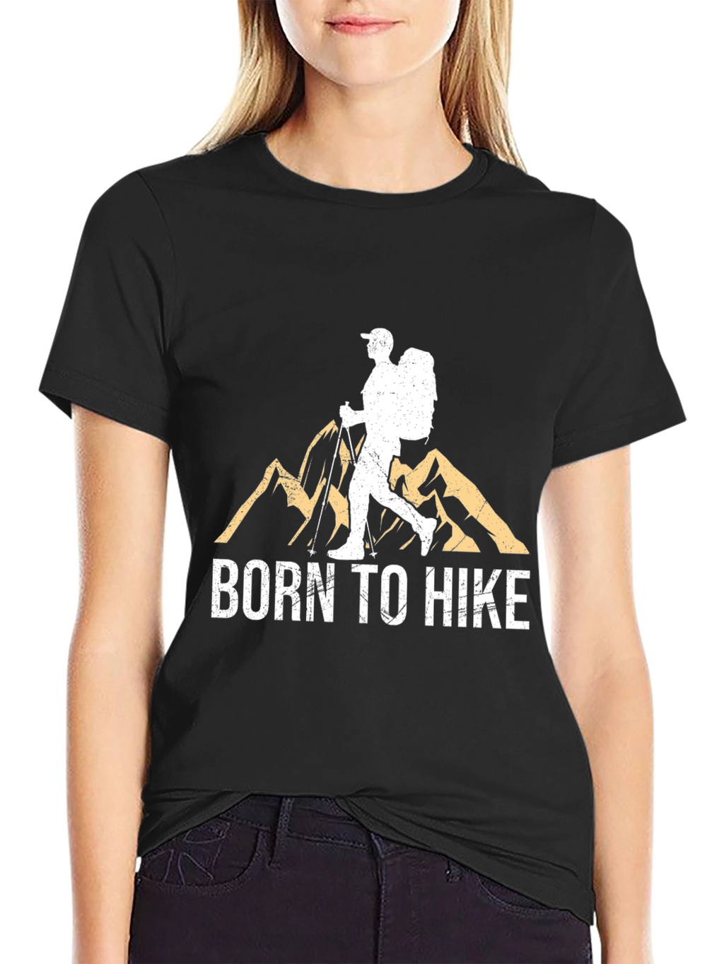 Born to Hike T-Shirt: Mountain Adventure Tee