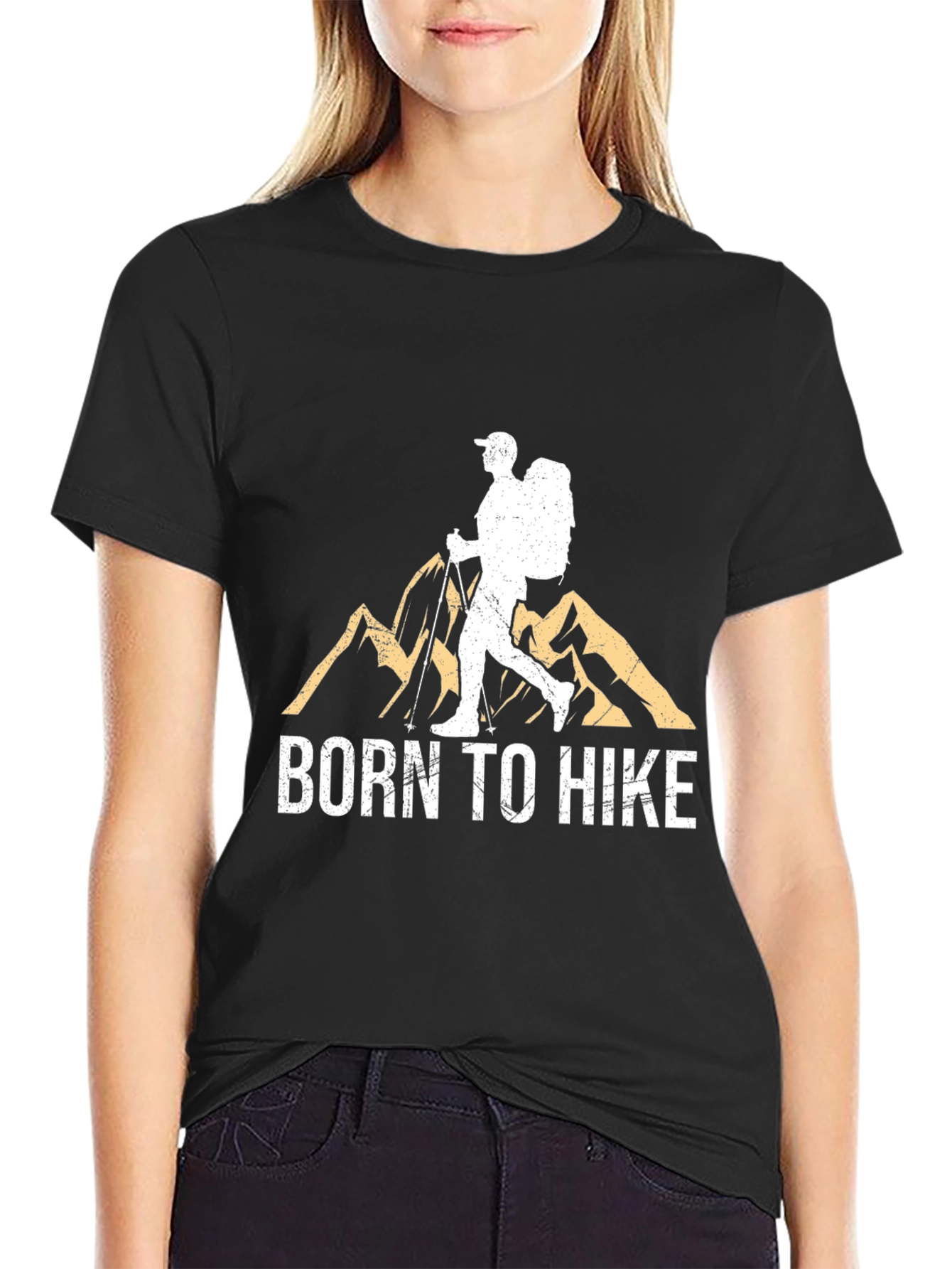 Born to Hike T-Shirt: Mountain Adventure Tee