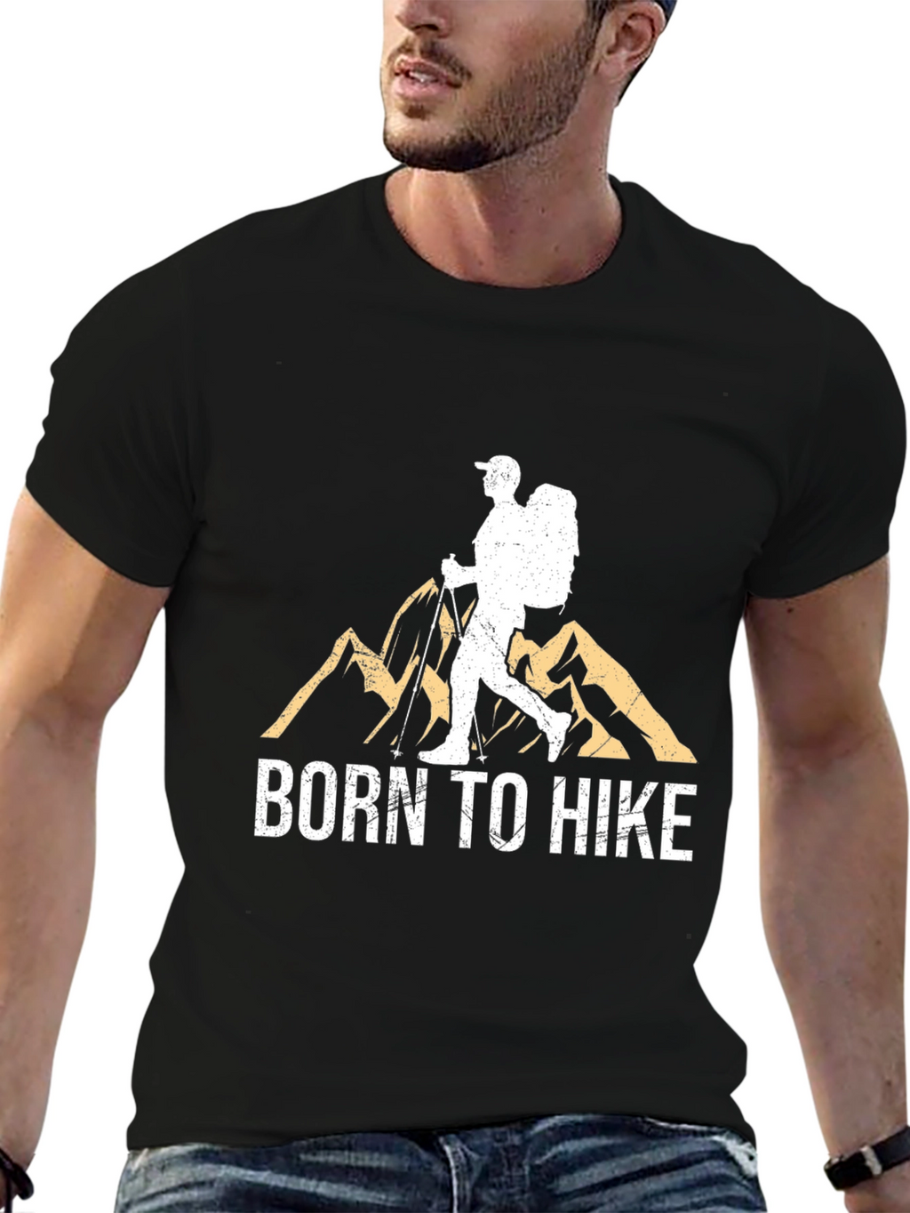 Born to Hike T-Shirt: Mountain Adventure Tee