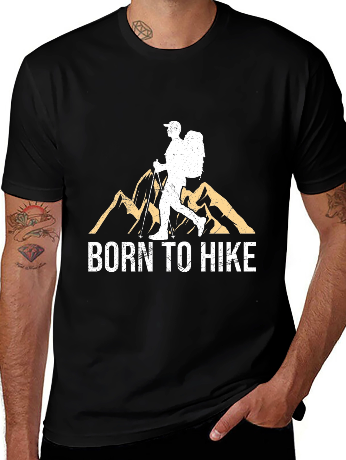 Born to Hike T-Shirt: Mountain Adventure Tee