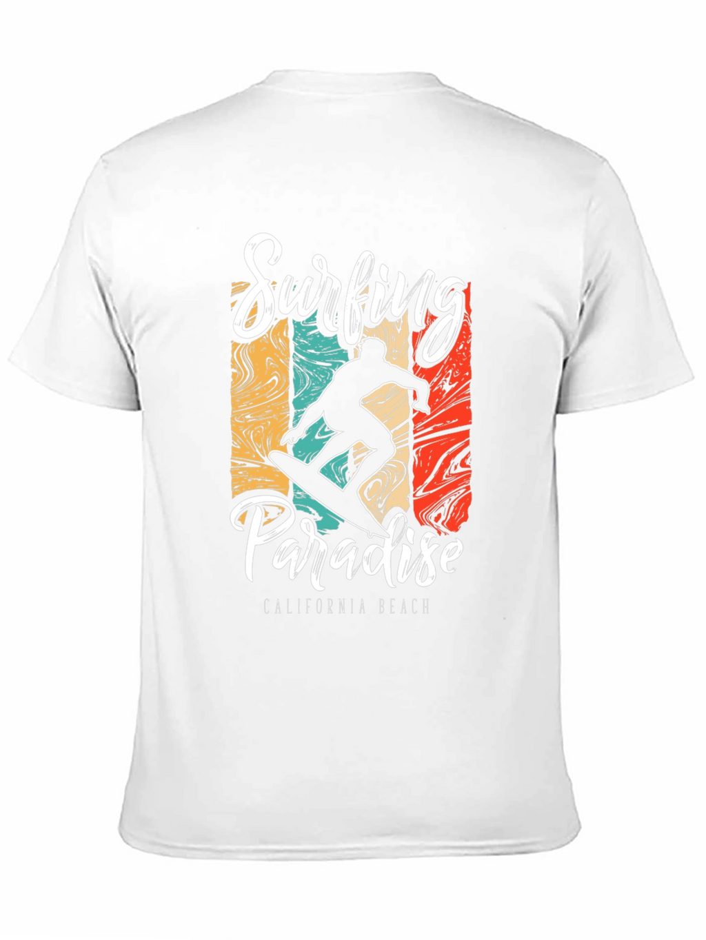 Surfing Paradise California Beach T-Shirt