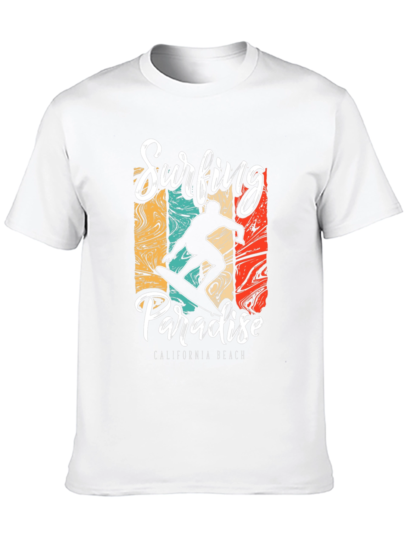 Surfing Paradise California Beach T-Shirt