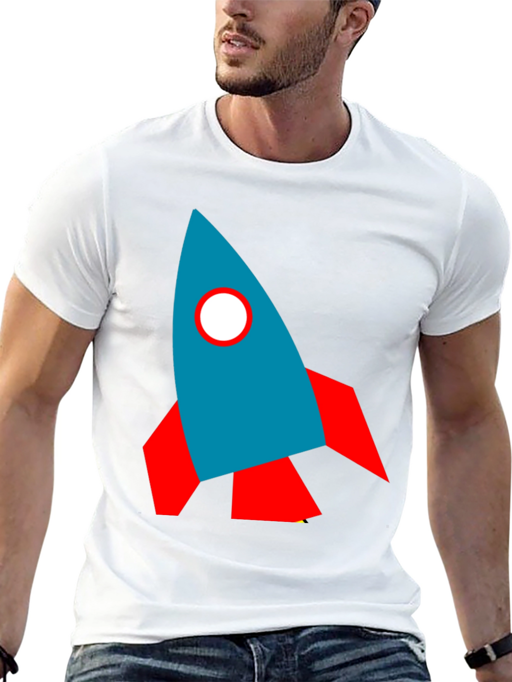 Rocket Graphic Tee - Blast Off in Style!