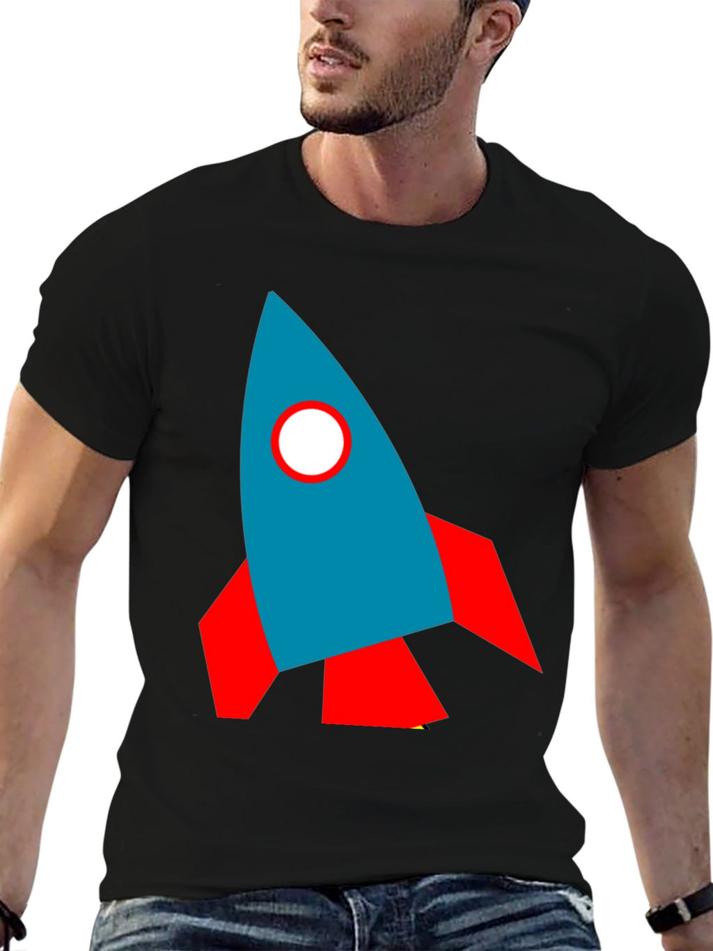 Rocket Graphic Tee - Blast Off in Style!