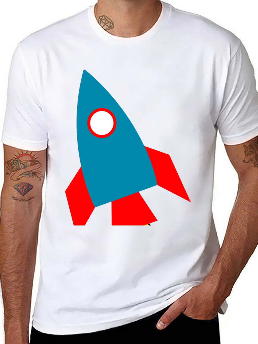 Rocket Graphic Tee - Blast Off in Style!