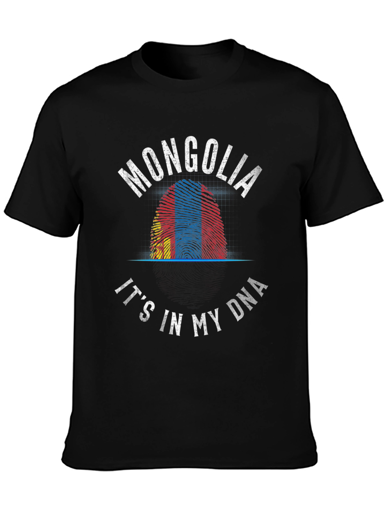 Mongolia DNA Fingerprint T-Shirt
