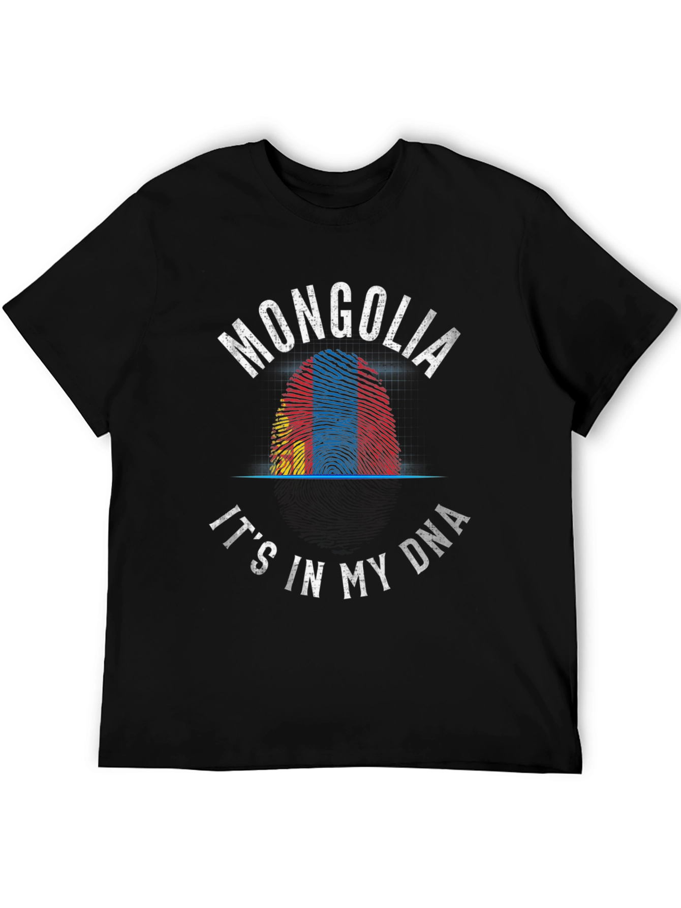 Mongolia DNA Fingerprint T-Shirt