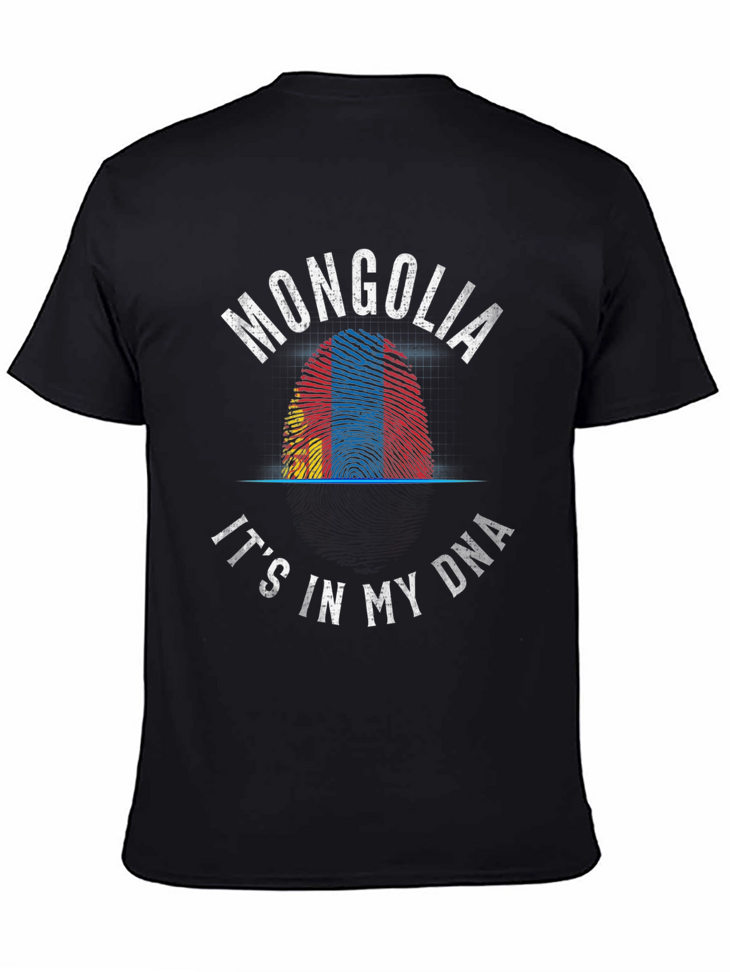 Mongolia DNA Fingerprint T-Shirt