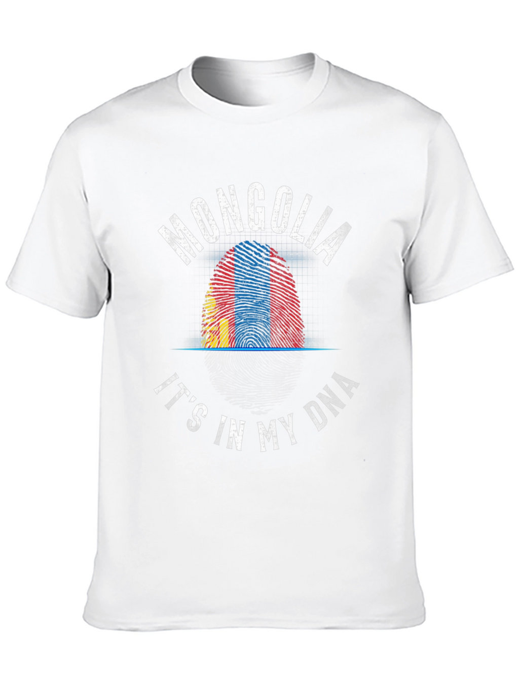 Mongolia DNA Fingerprint T-Shirt