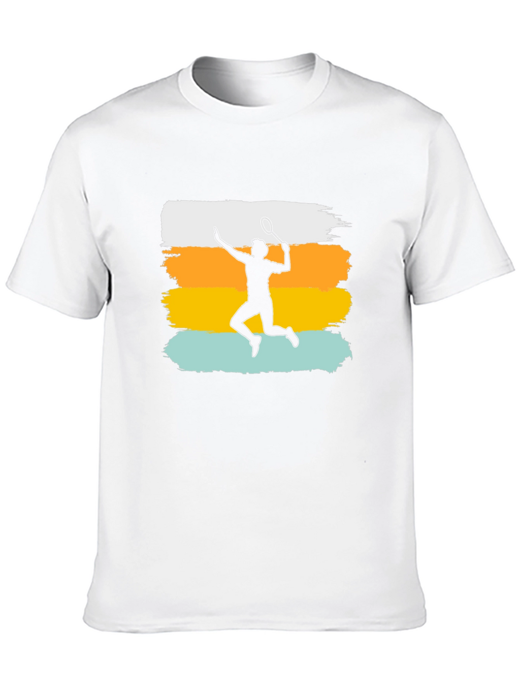 Badminton Player Retro T-Shirt