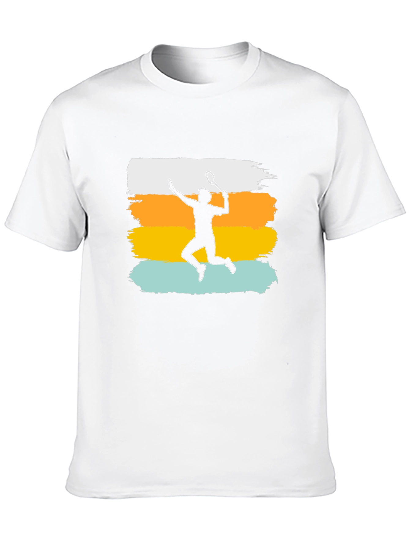 Badminton Player Retro T-Shirt