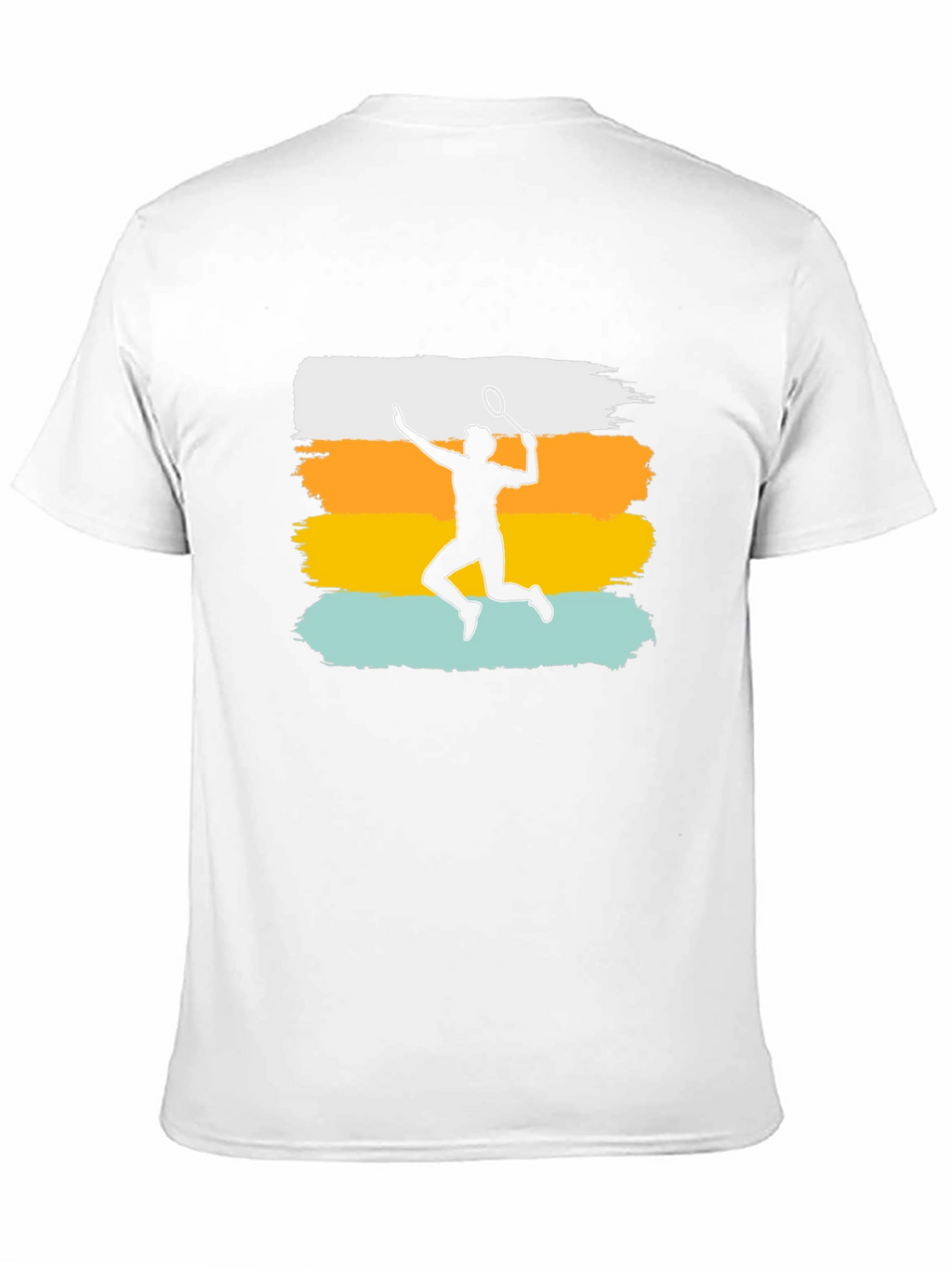 Badminton Player Retro T-Shirt
