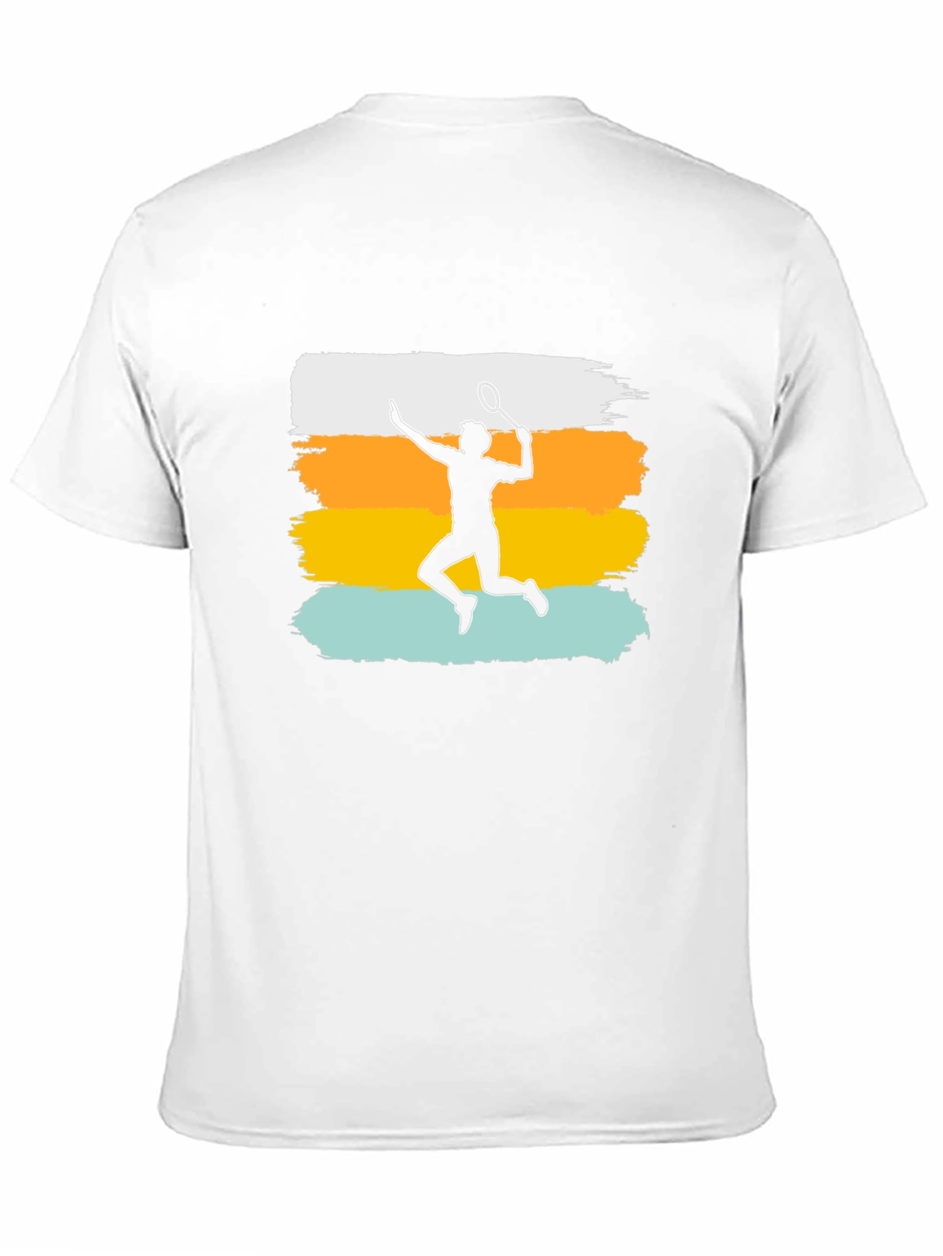 Badminton Player Retro T-Shirt