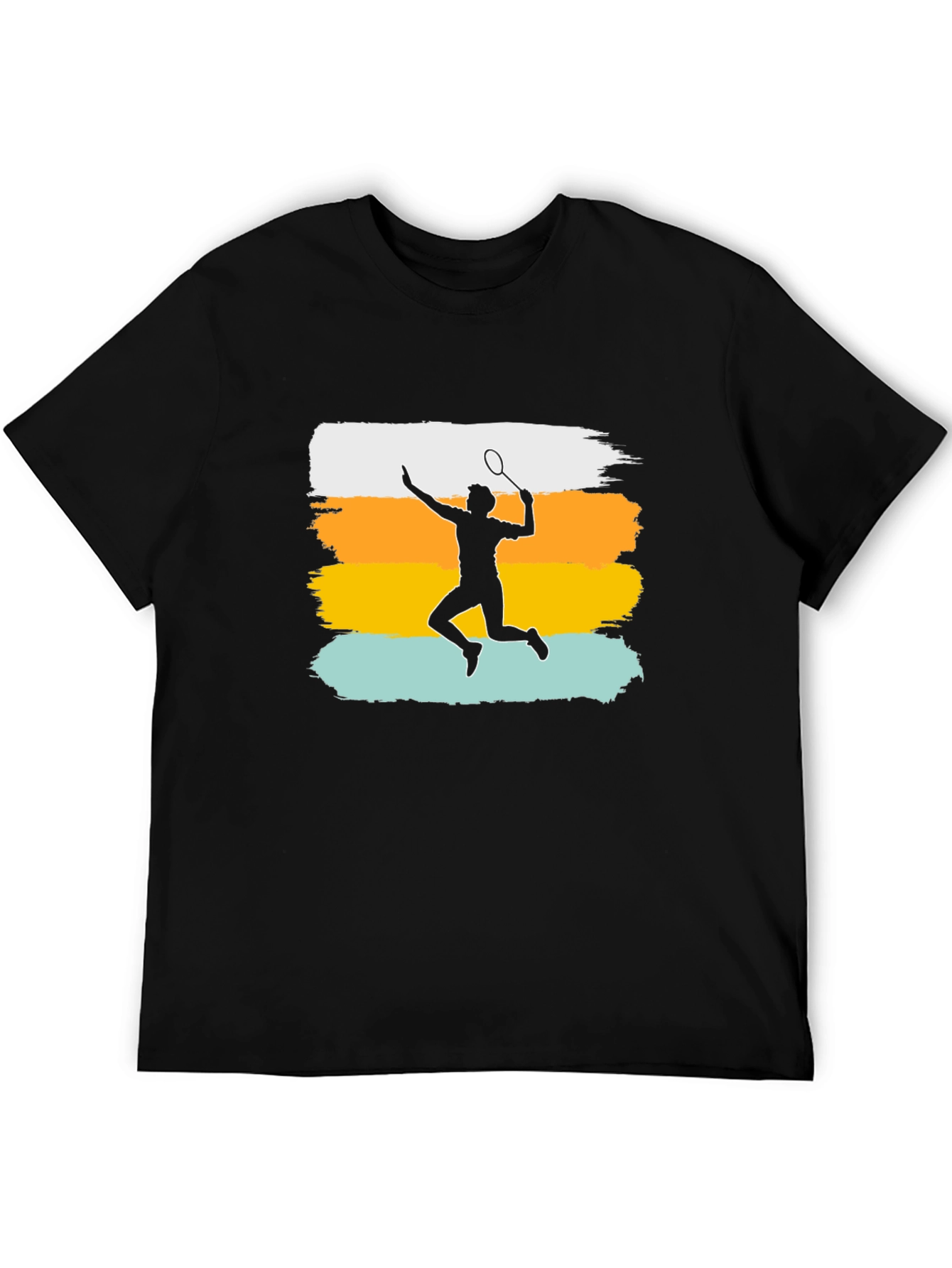 Badminton Player Retro T-Shirt