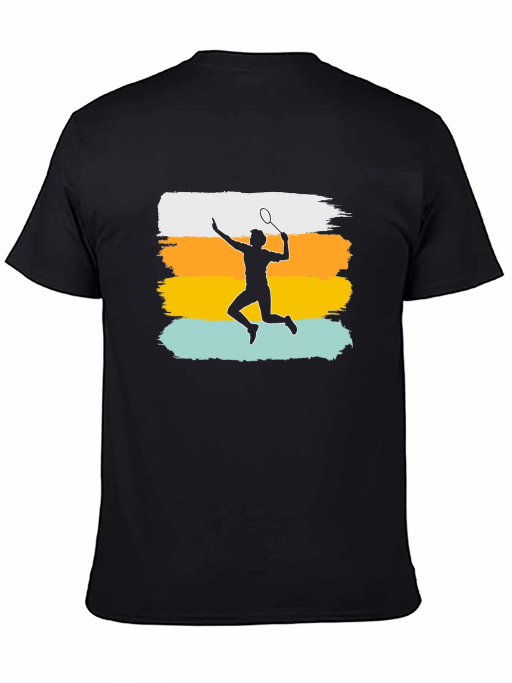 Badminton Player Retro T-Shirt