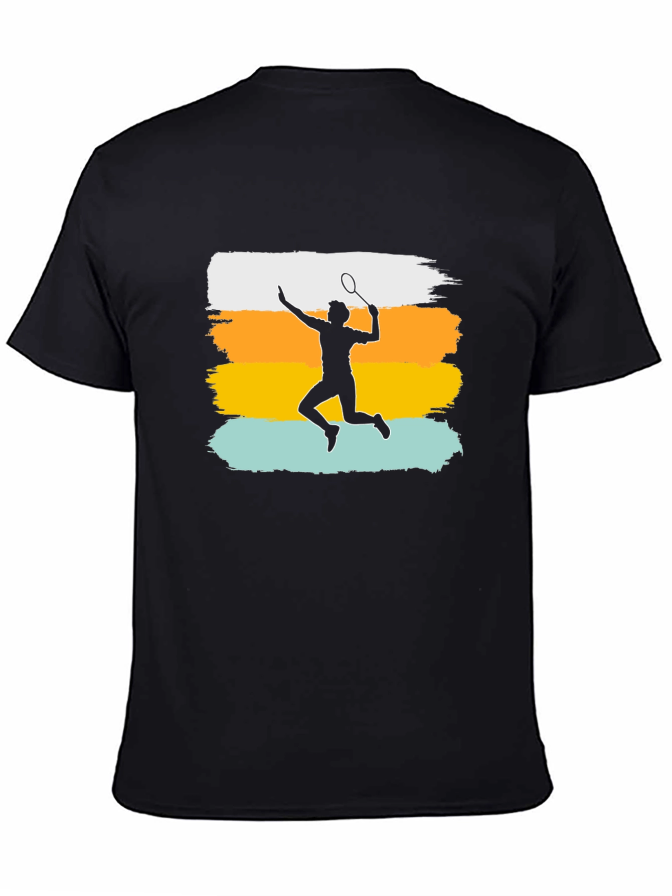 Badminton Player Retro T-Shirt