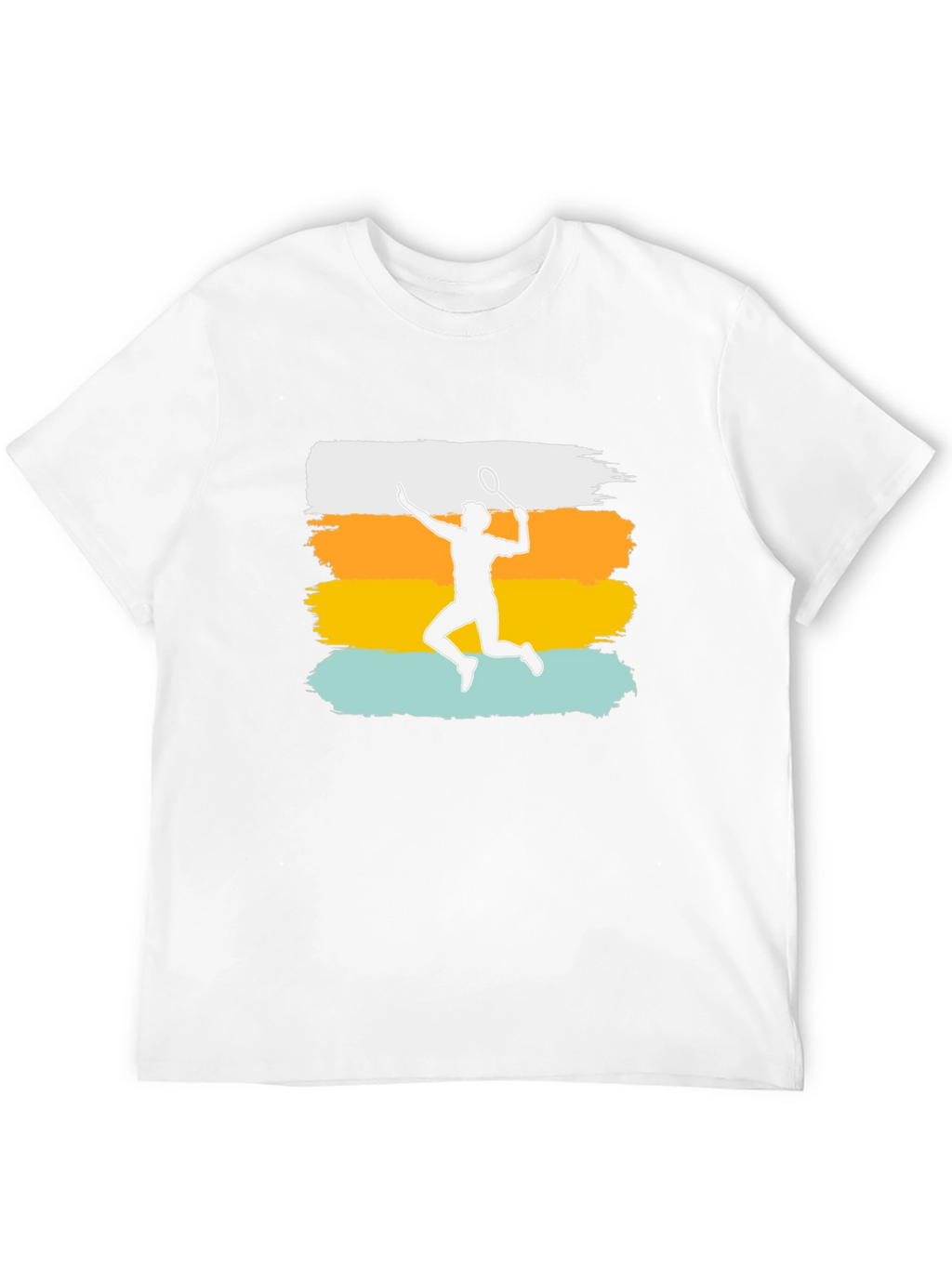 Badminton Player Retro T-Shirt
