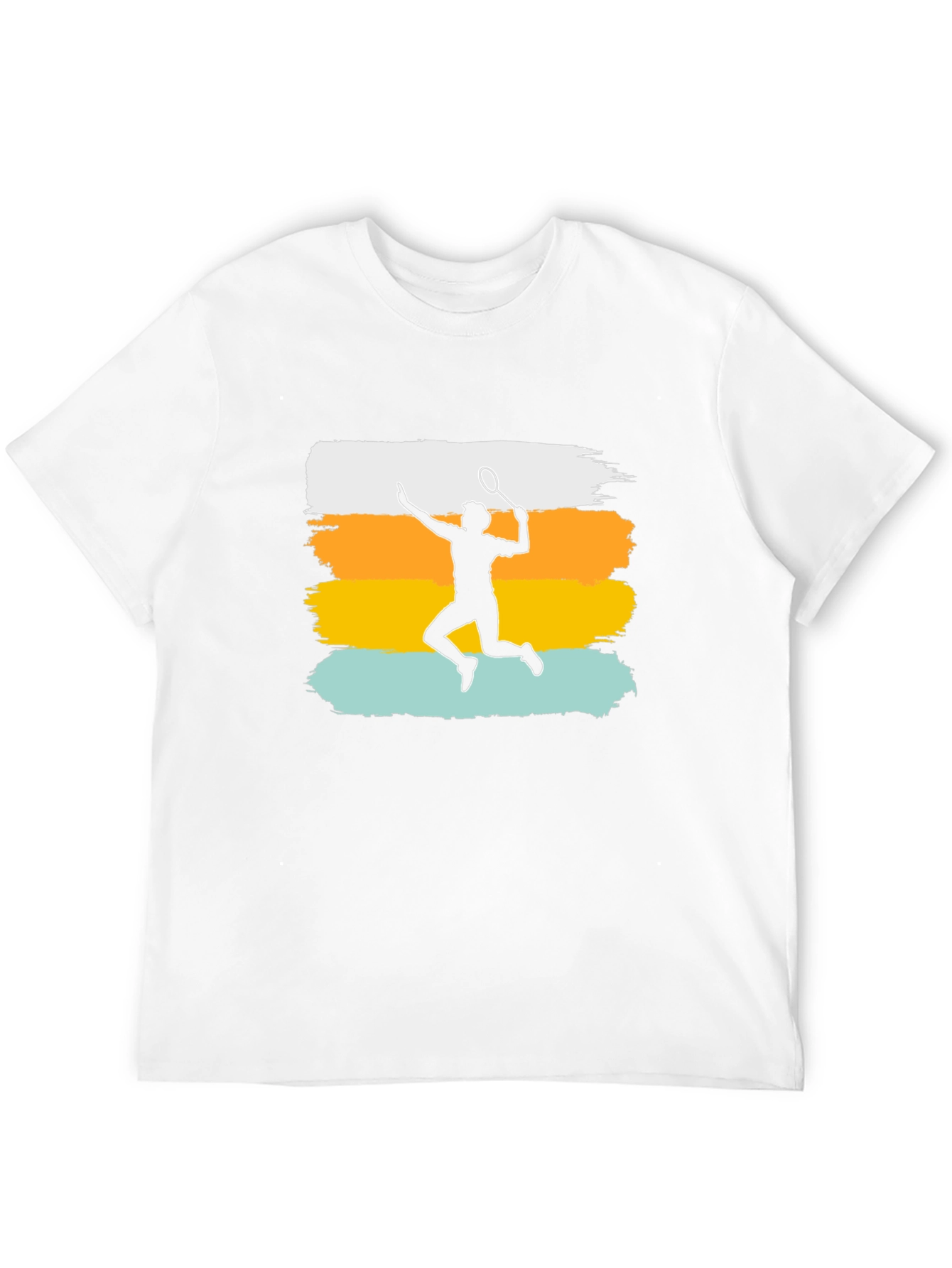 Badminton Player Retro T-Shirt