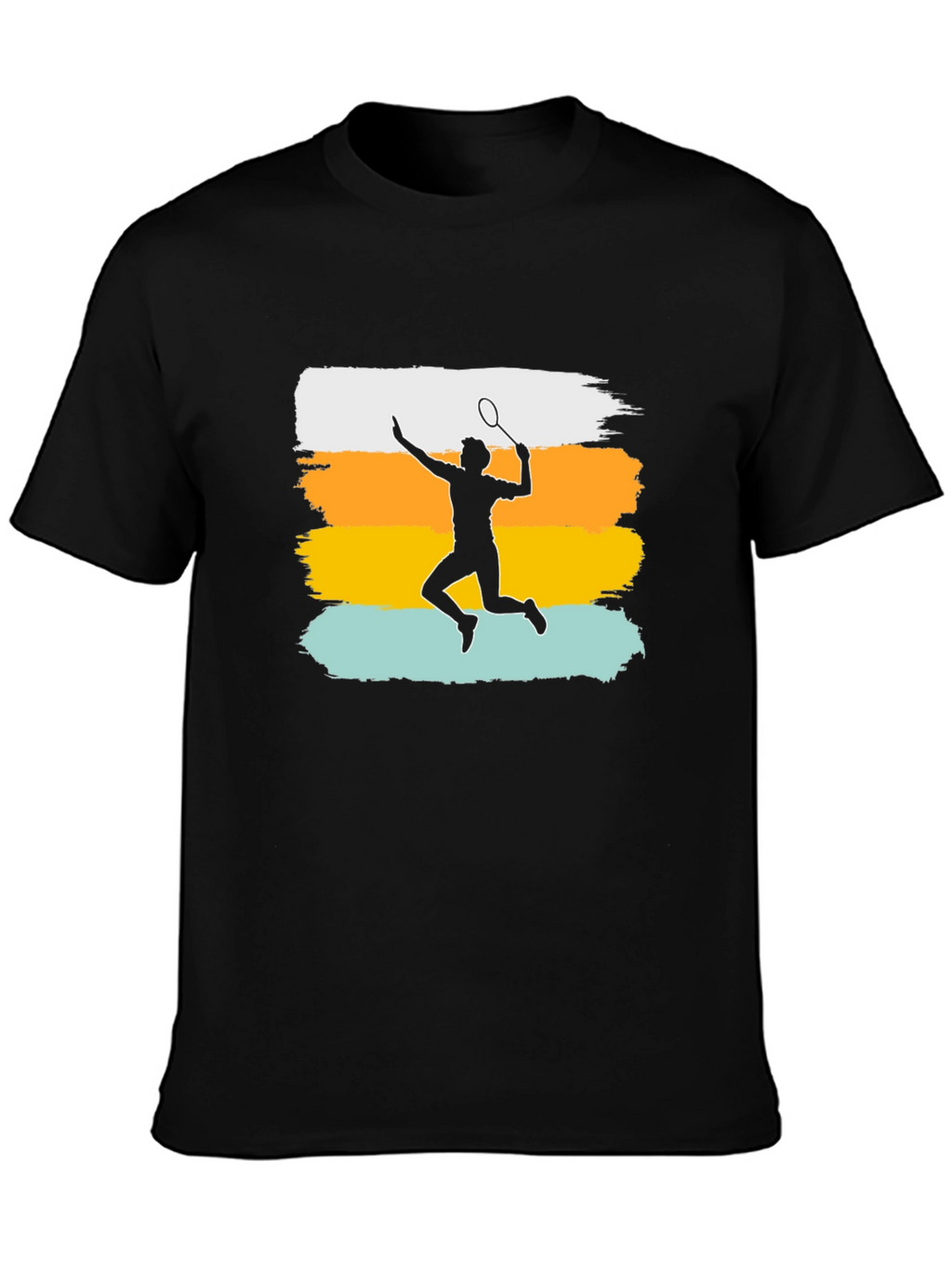 Badminton Player Retro T-Shirt