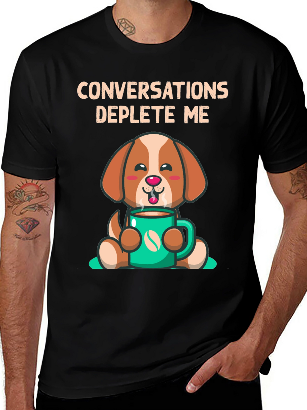 Conversations Deplete Me T-Shirt