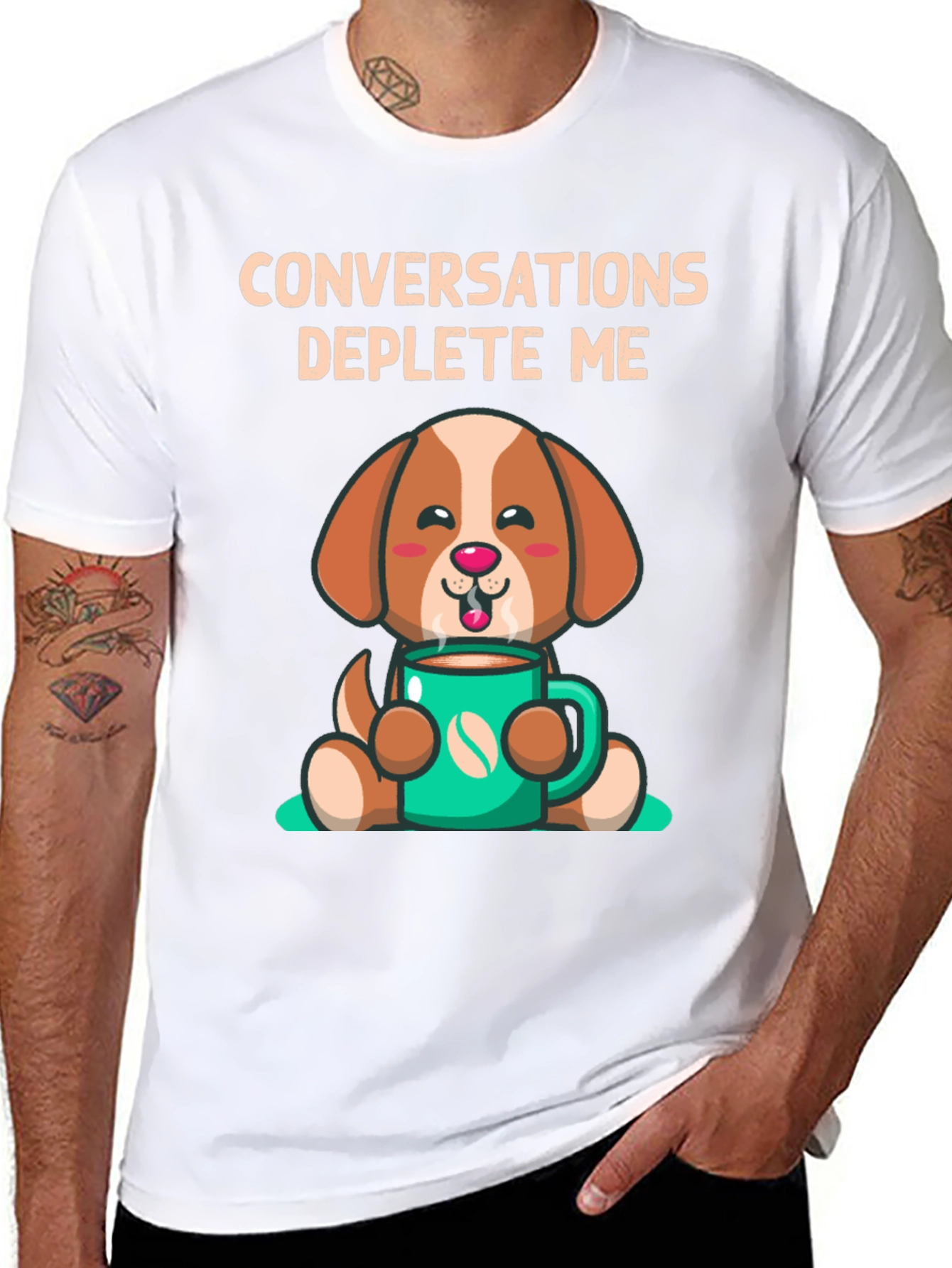 Conversations Deplete Me T-Shirt