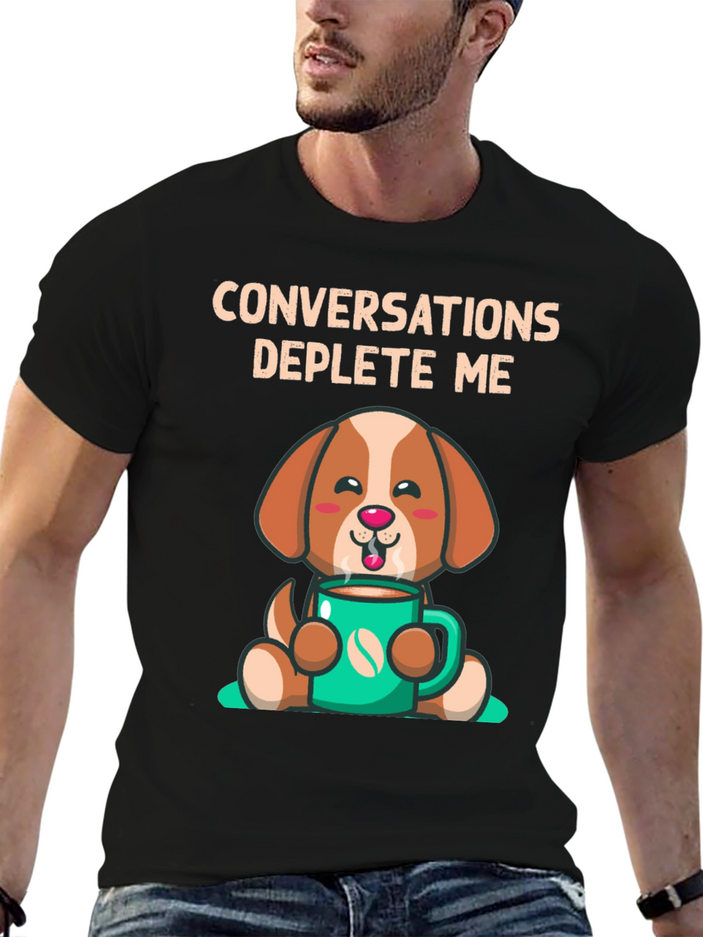 Conversations Deplete Me T-Shirt
