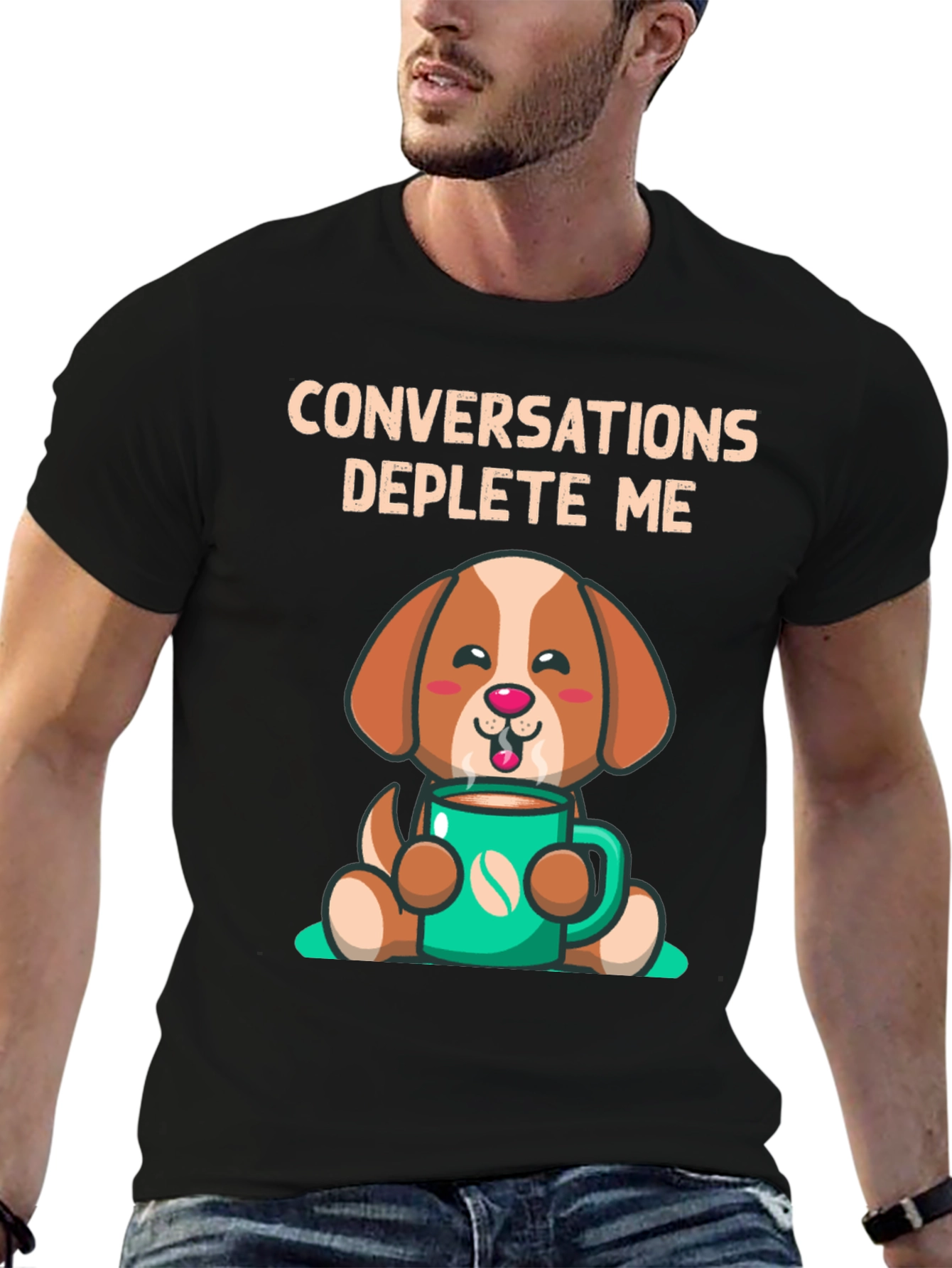 Conversations Deplete Me T-Shirt