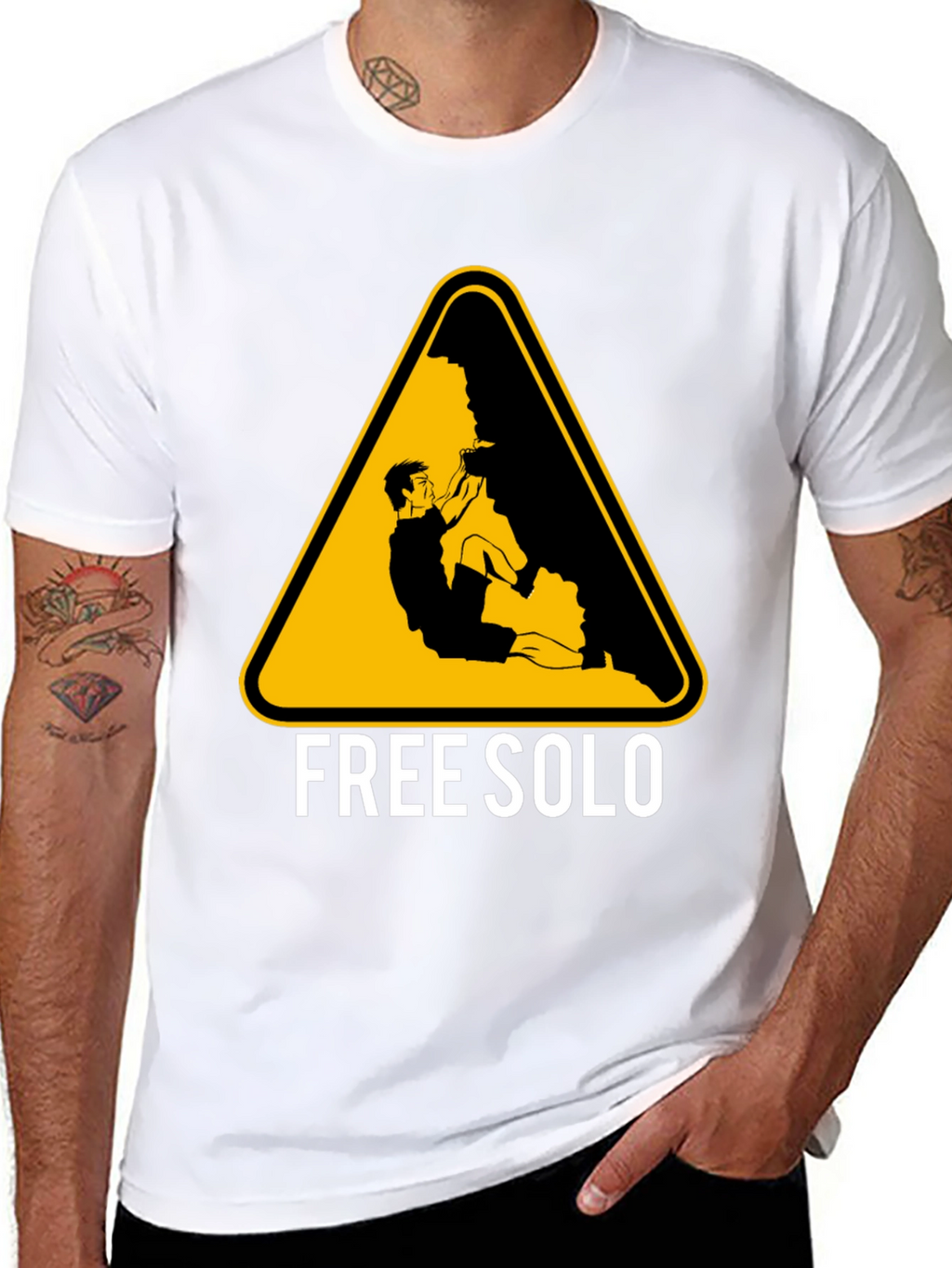 Free Solo Climbing T-Shirt - Adventure Time!