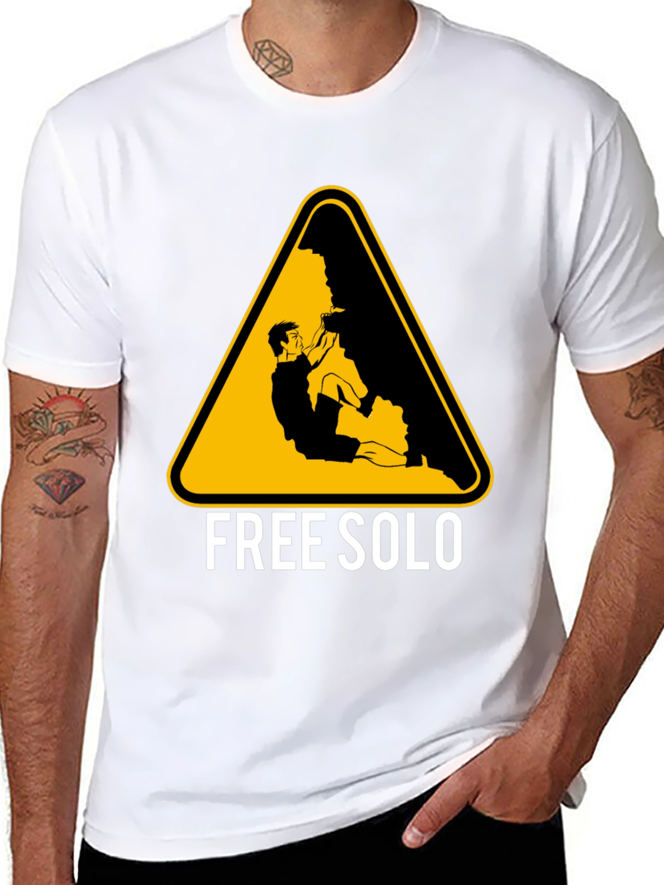 Free Solo Climbing T-Shirt - Adventure Time!