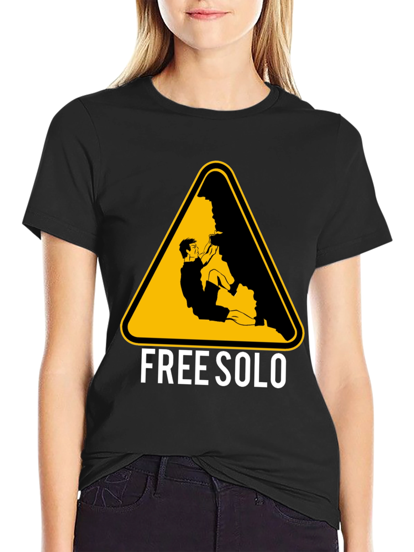 Free Solo Climbing T-Shirt - Adventure Time!