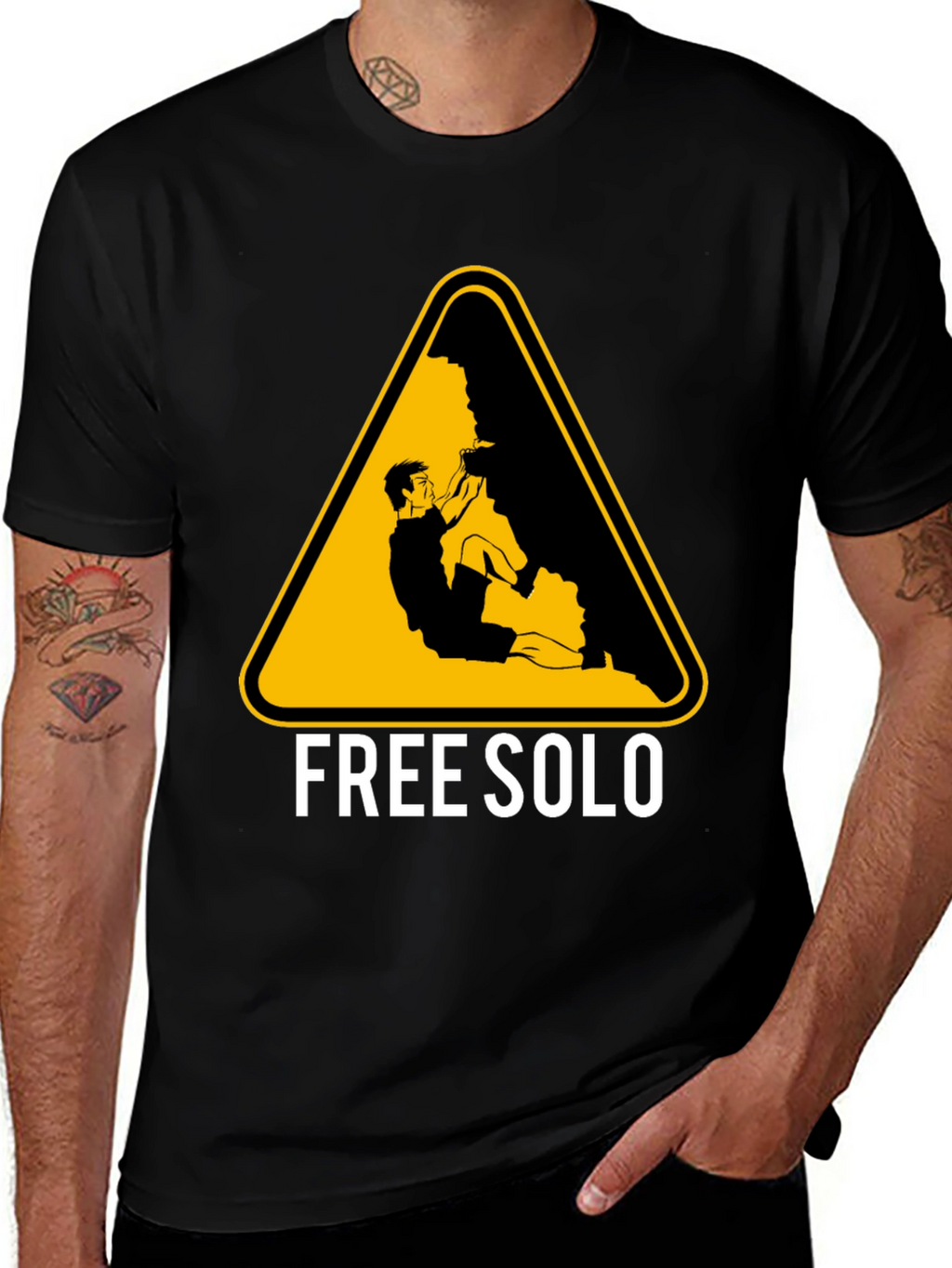 Free Solo Climbing T-Shirt - Adventure Time!