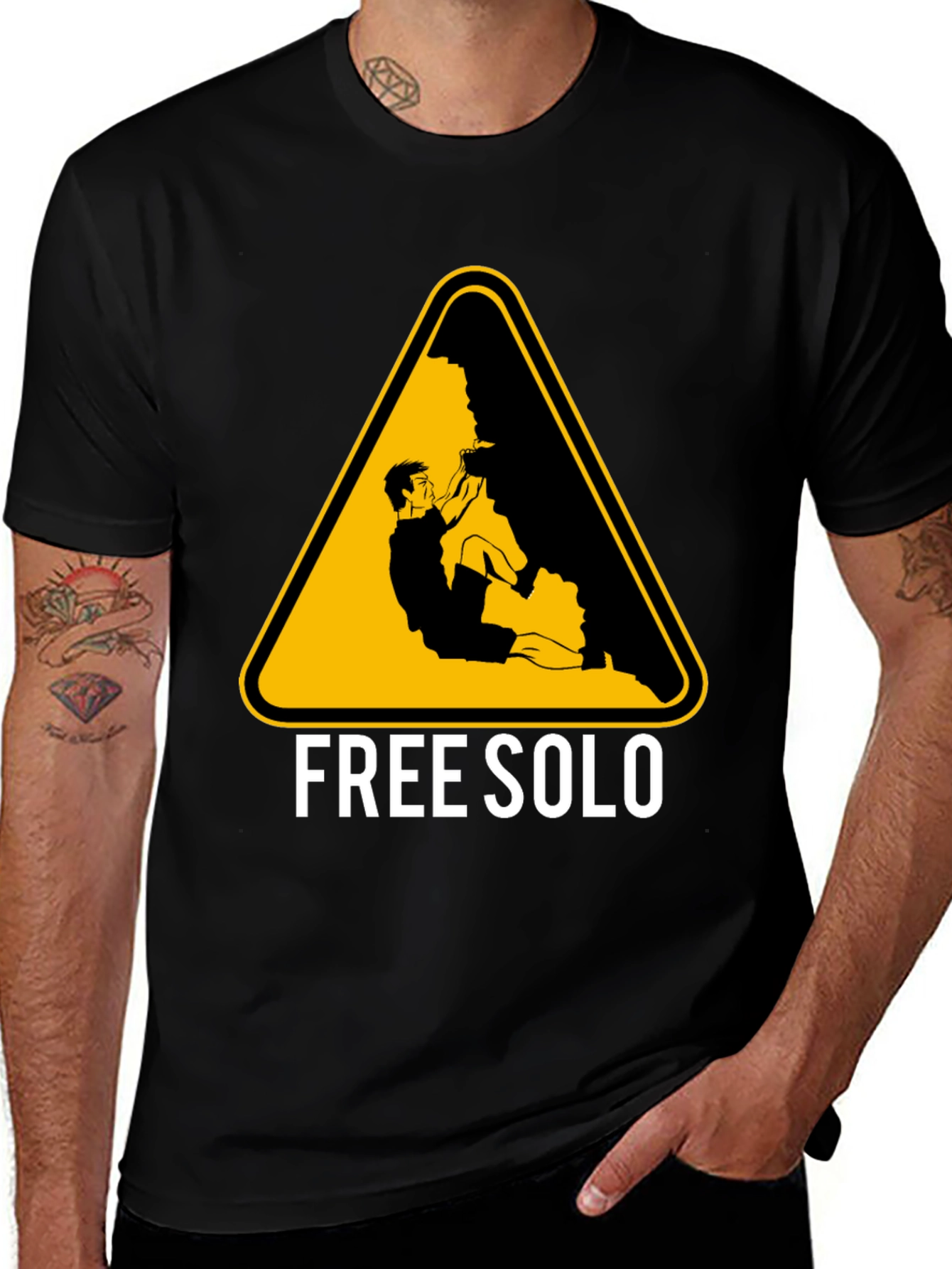 Free Solo Climbing T-Shirt - Adventure Time!