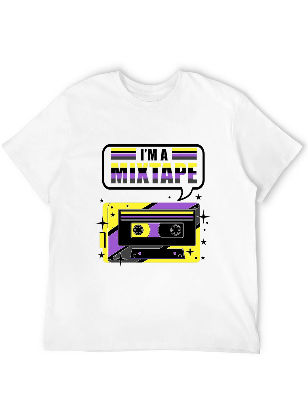 Im A Mixtape Retro Cassette Tape Graphic T-Shirt