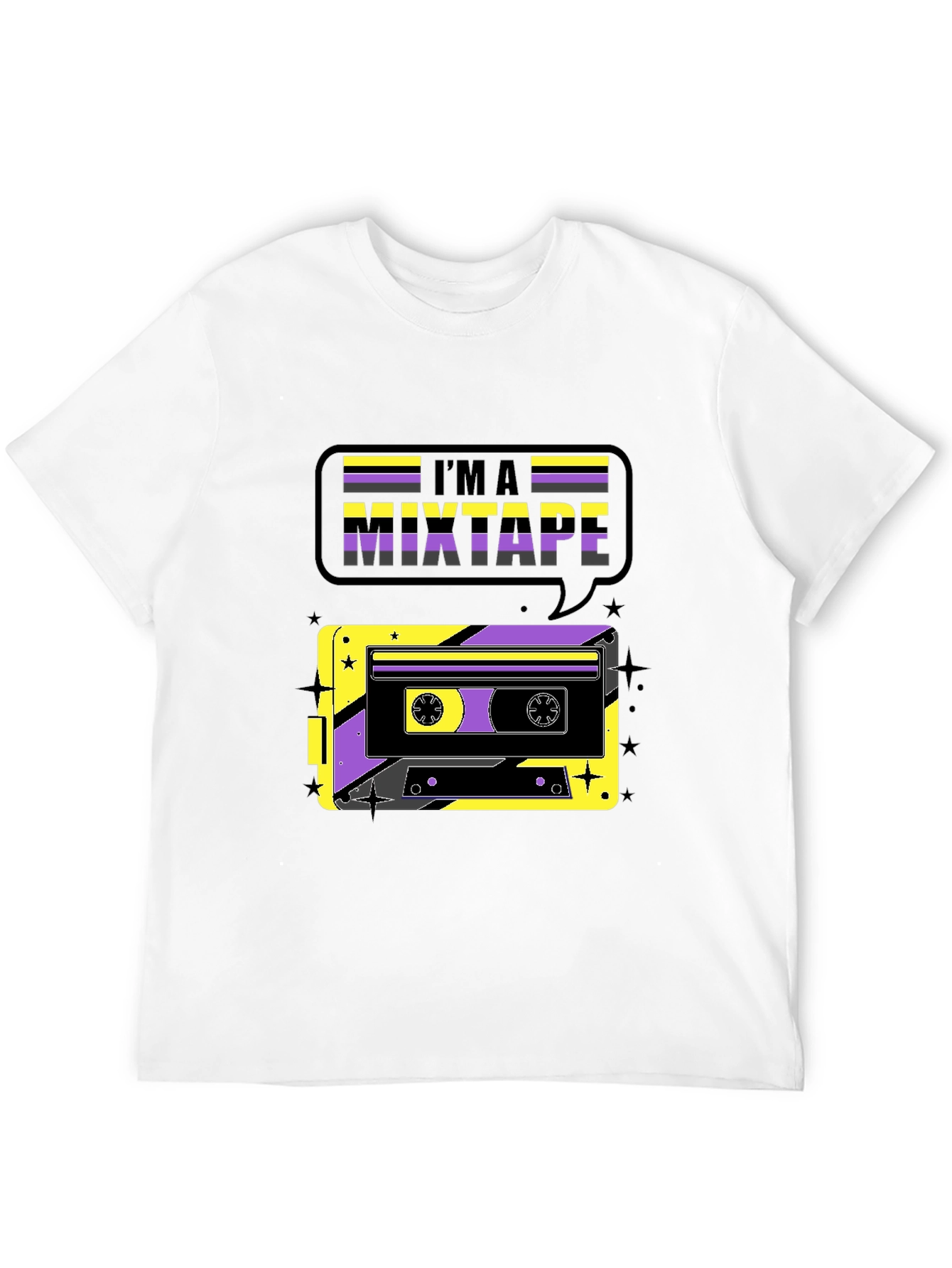 Im A Mixtape Retro Cassette Tape Graphic T-Shirt