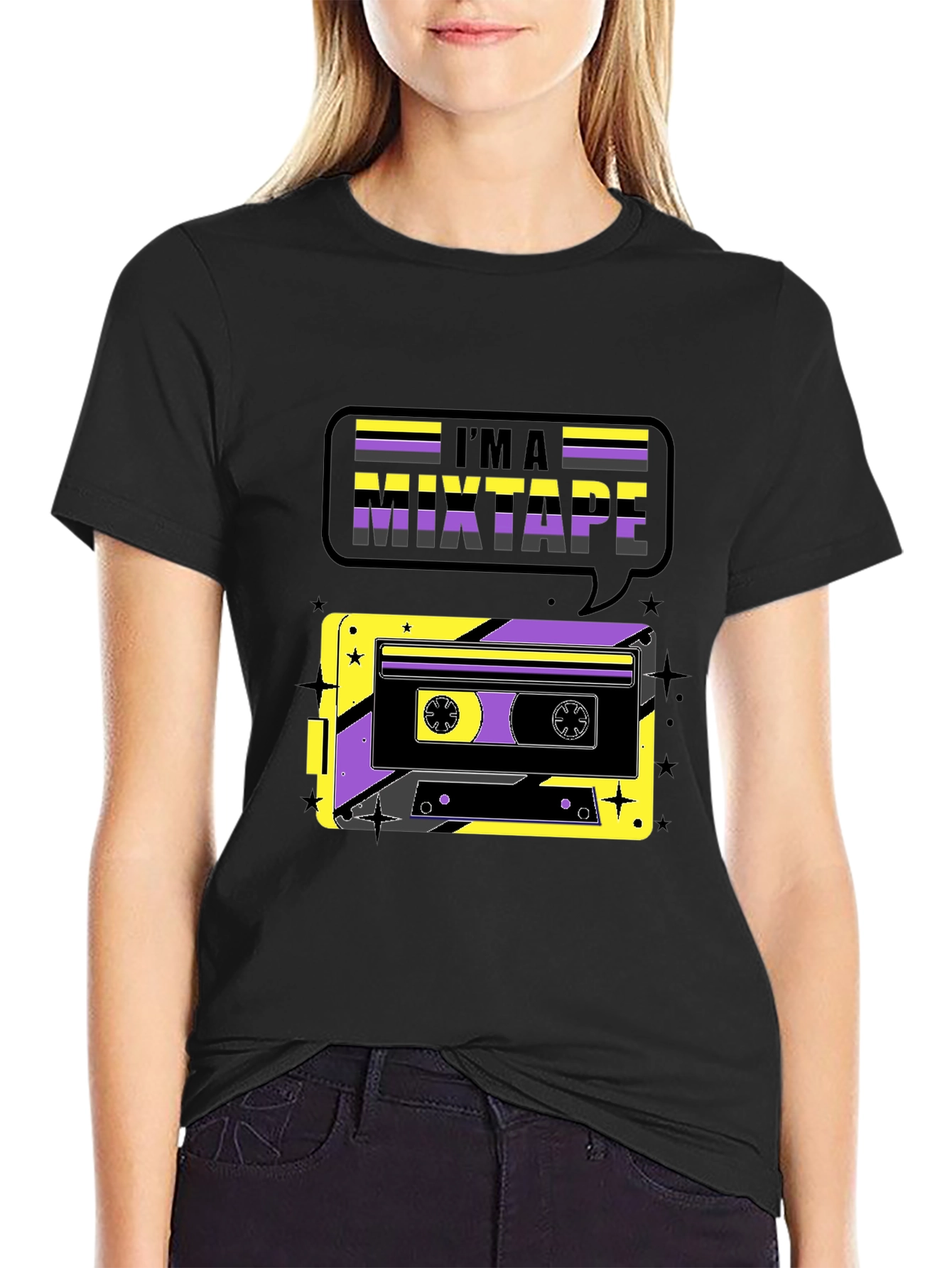 Im A Mixtape Retro Cassette Tape Graphic T-Shirt