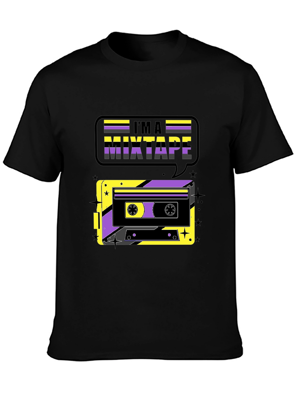 Im A Mixtape Retro Cassette Tape Graphic T-Shirt