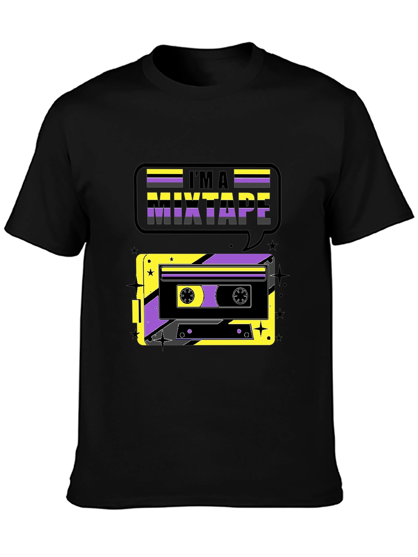 Im A Mixtape Retro Cassette Tape Graphic T-Shirt