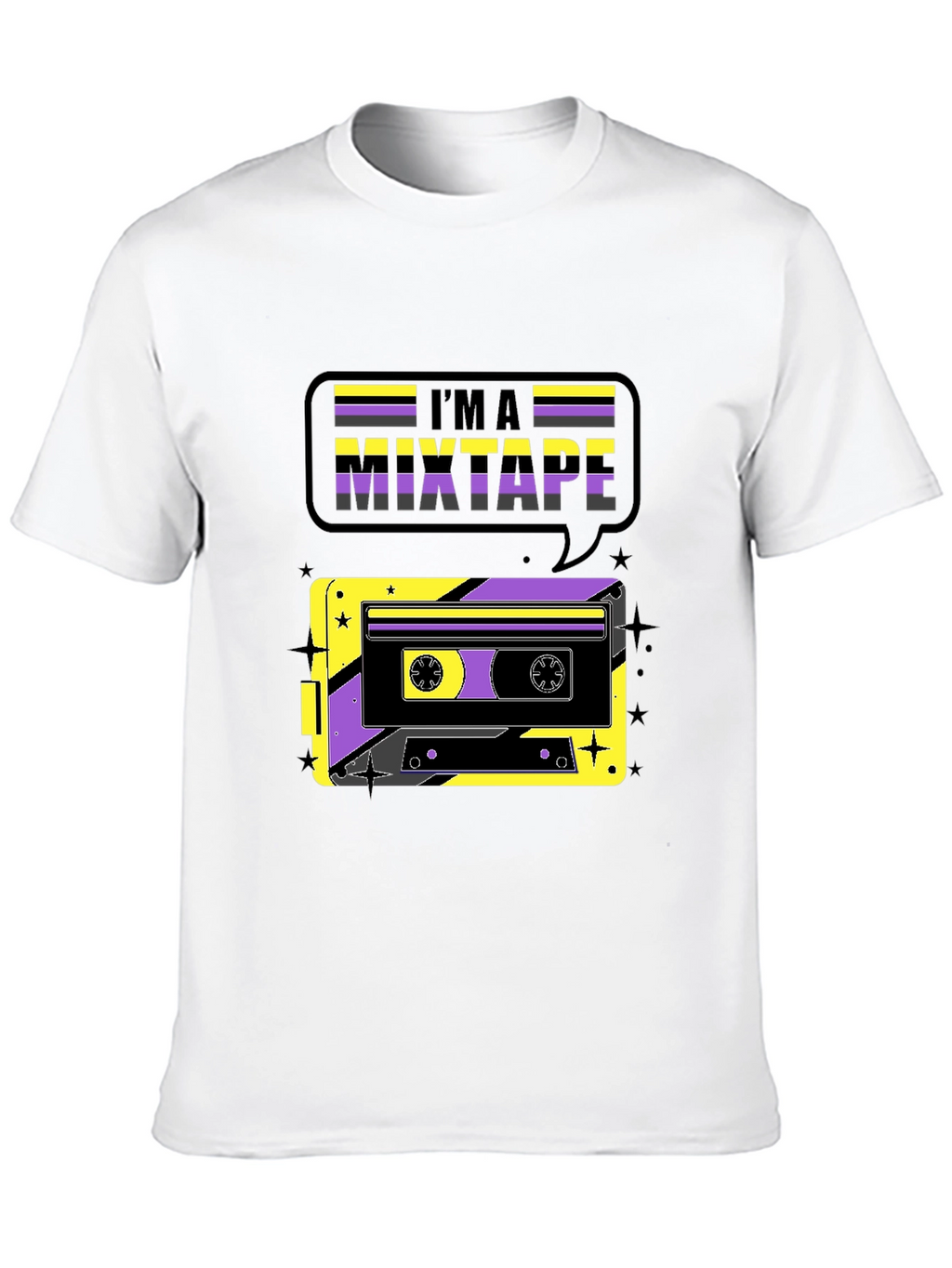 Im A Mixtape Retro Cassette Tape Graphic T-Shirt