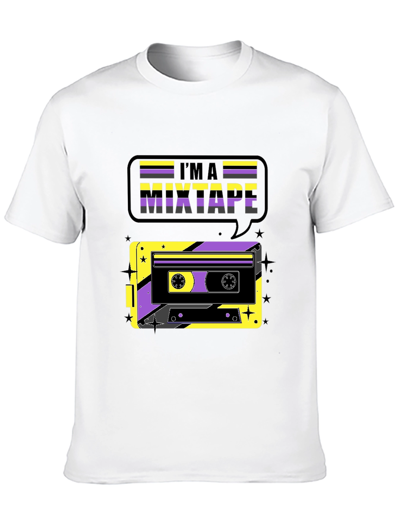 Im A Mixtape Retro Cassette Tape Graphic T-Shirt