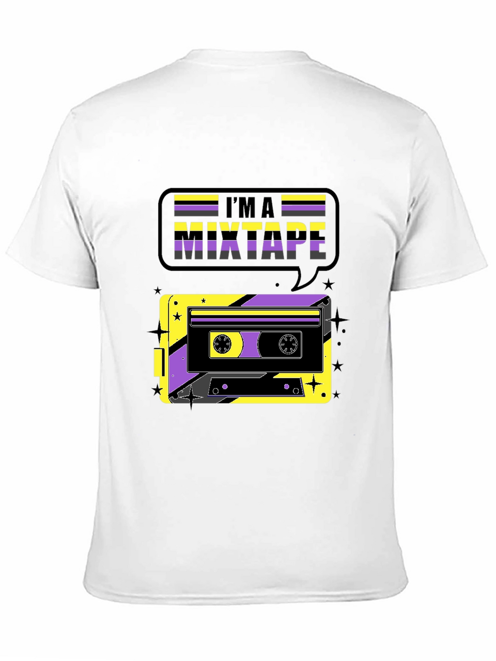 Im A Mixtape Retro Cassette Tape Graphic T-Shirt