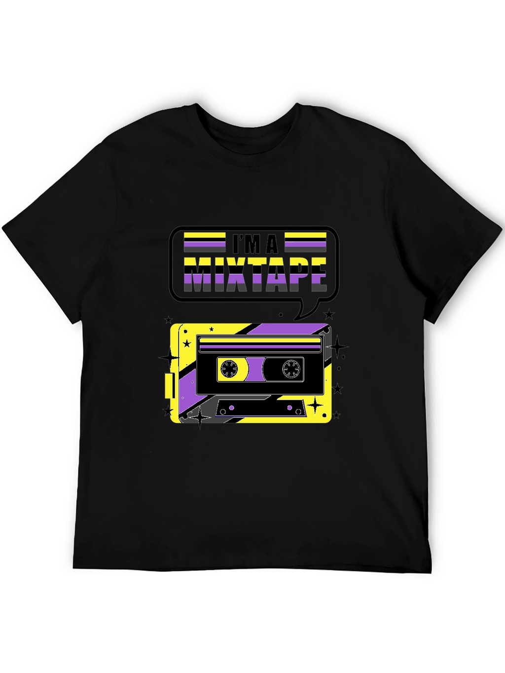 Im A Mixtape Retro Cassette Tape Graphic T-Shirt