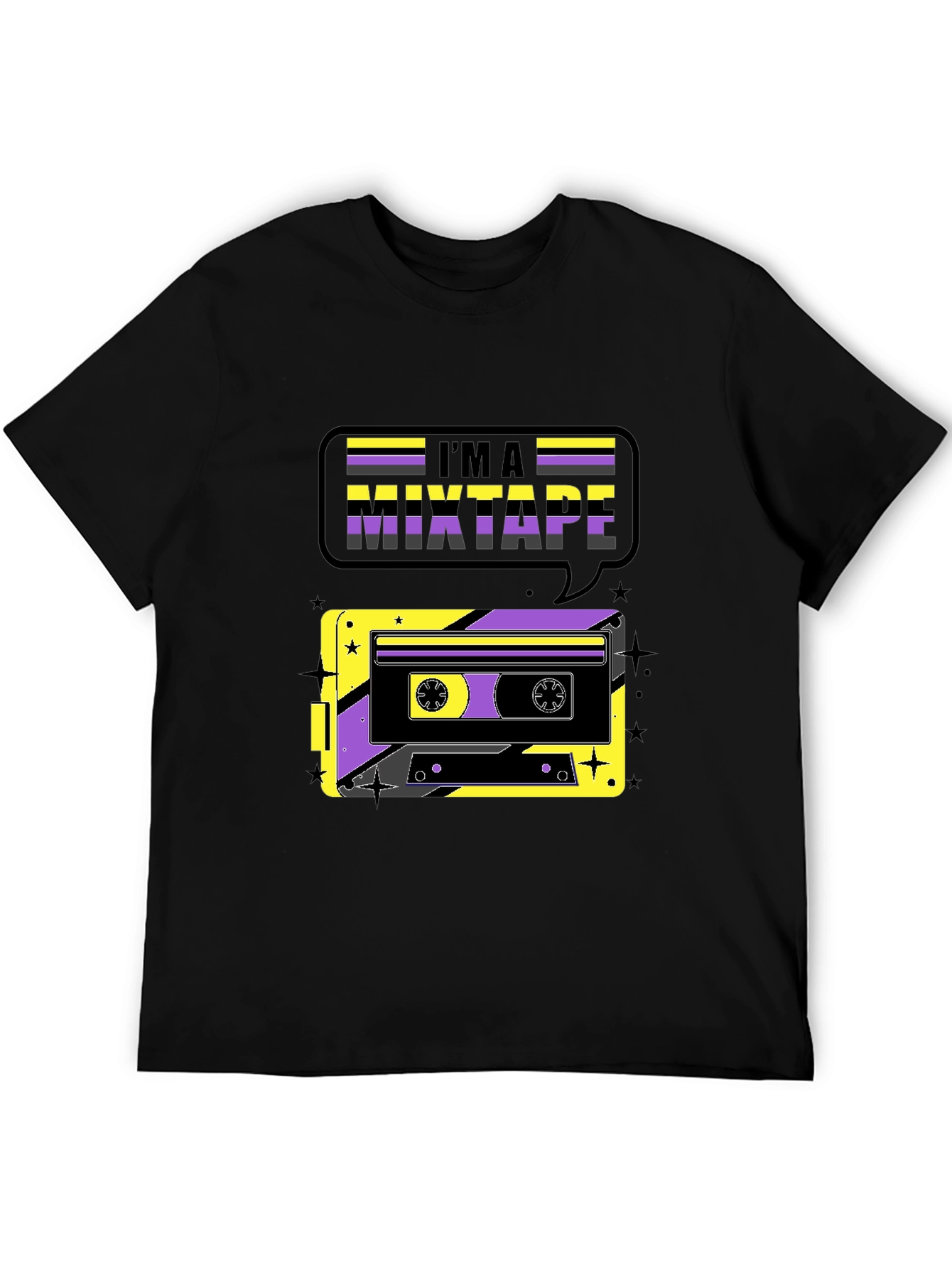 Im A Mixtape Retro Cassette Tape Graphic T-Shirt