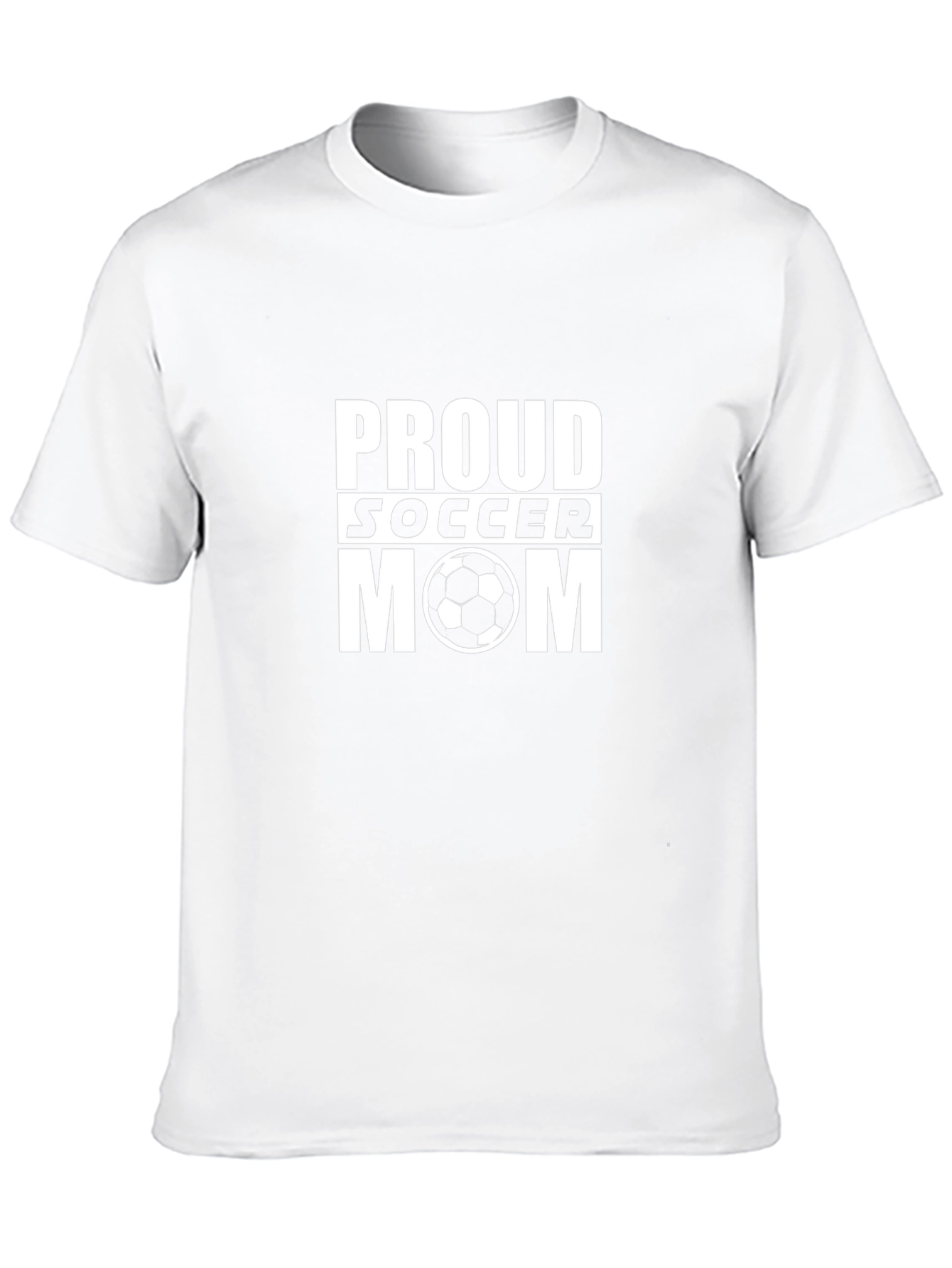 Proud Soccer Mom Black T-Shirt