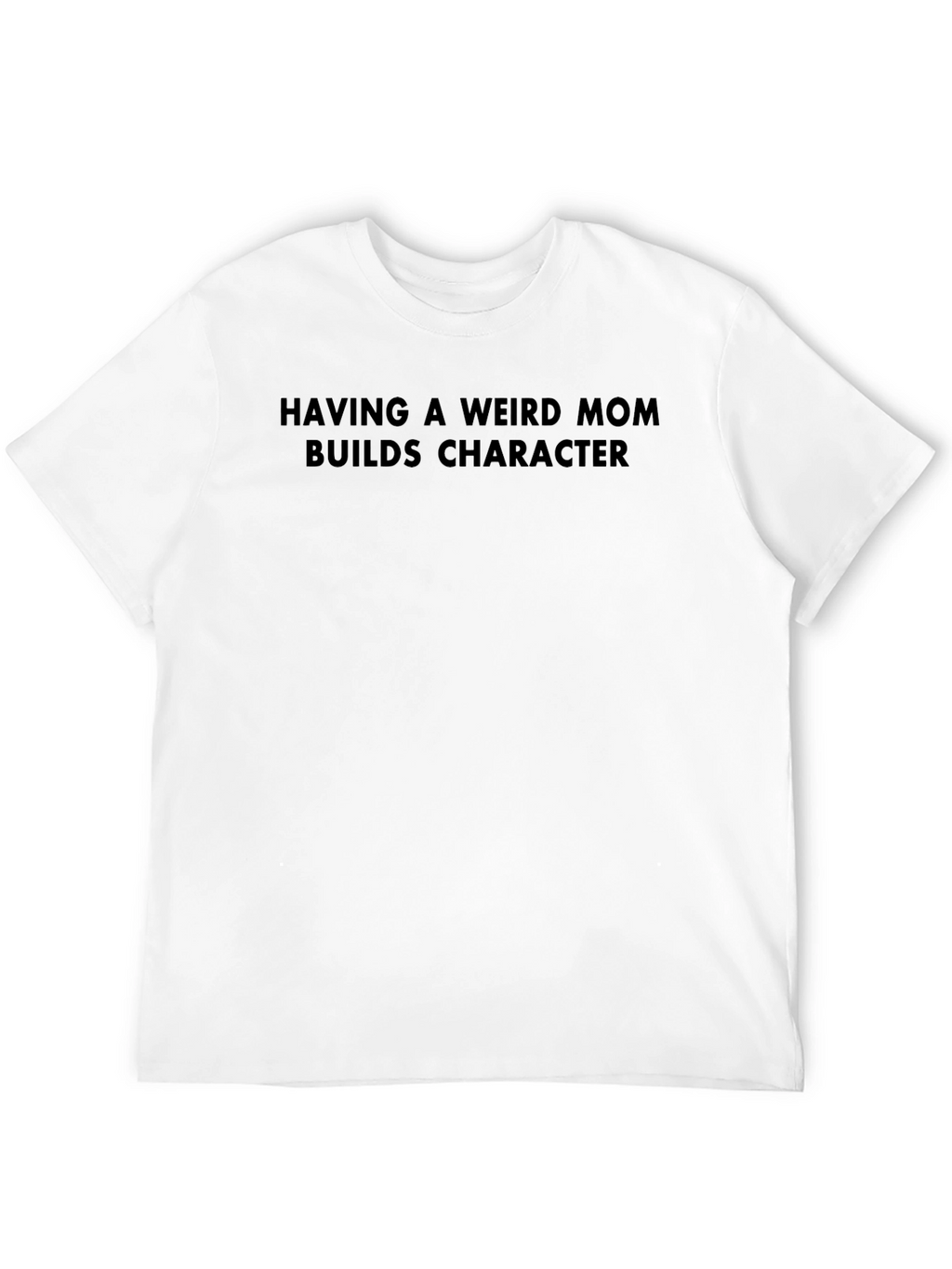 Funny Weird Mom Character Tee - Unisex Black