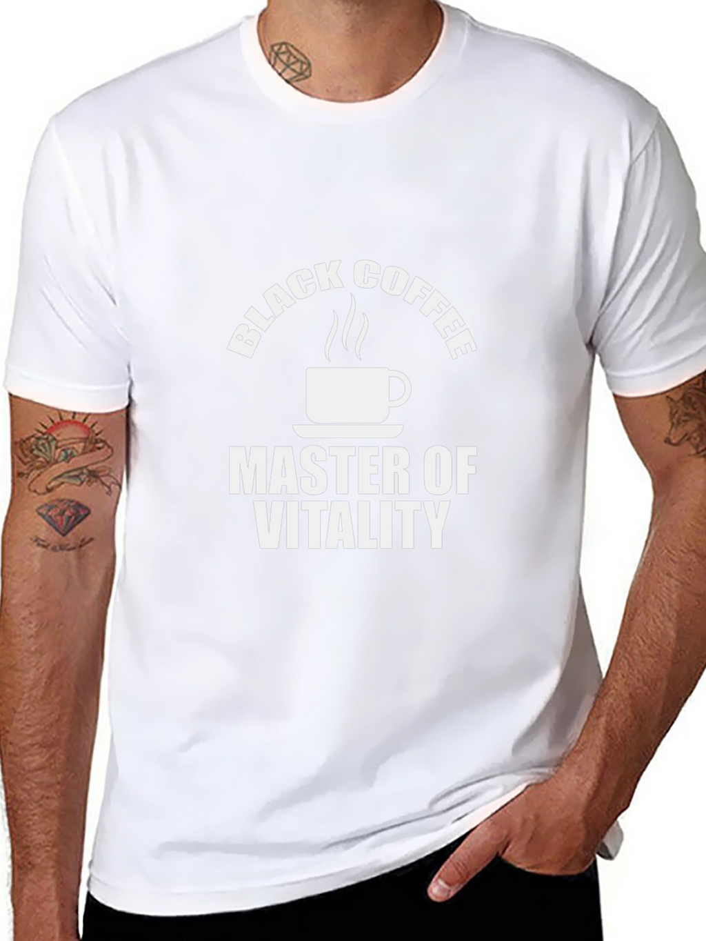 Black Coffee Master of Vitality Graphic Tee