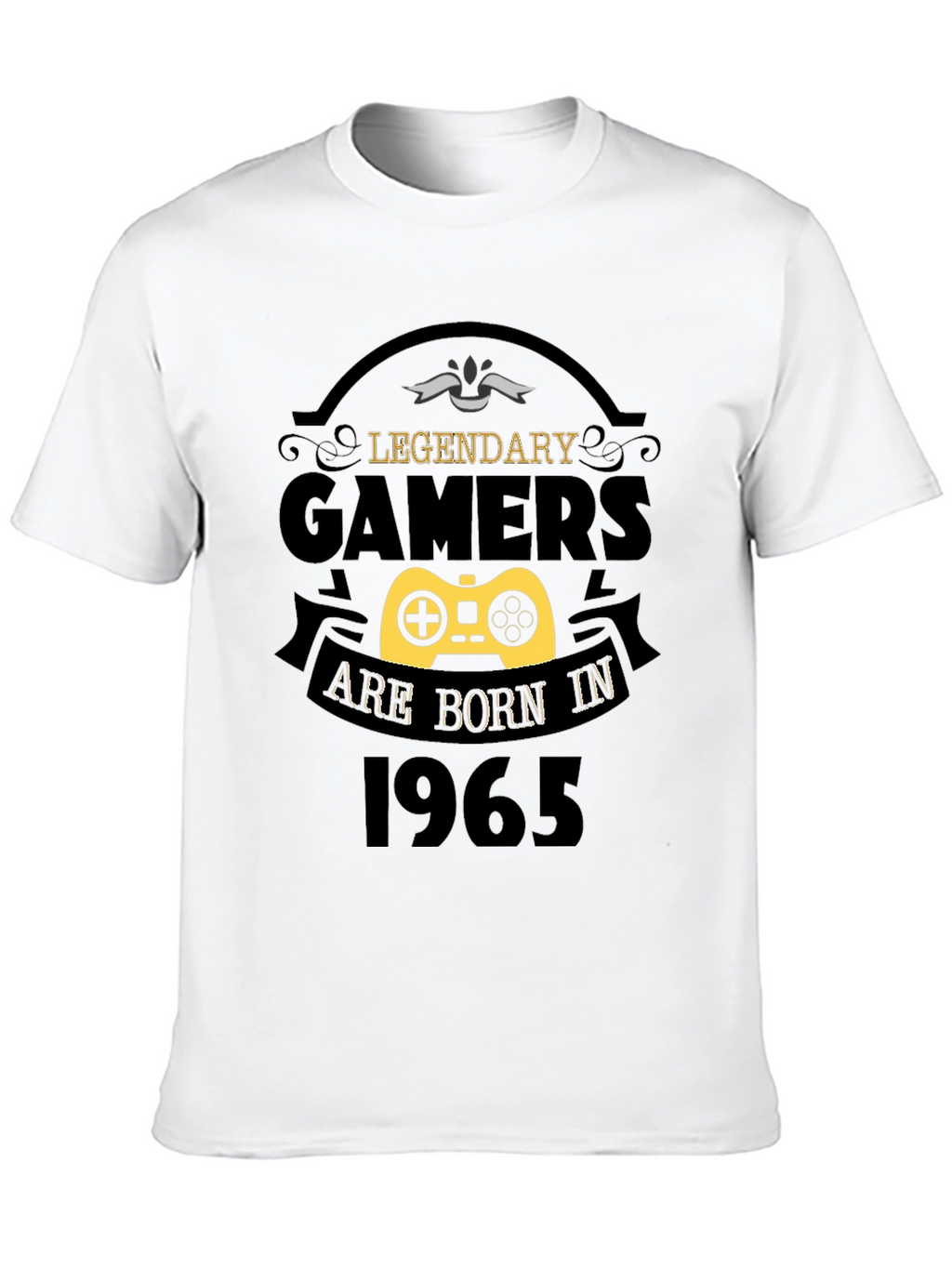 Legendary Gamers Born in 1965 Black T-Shirt