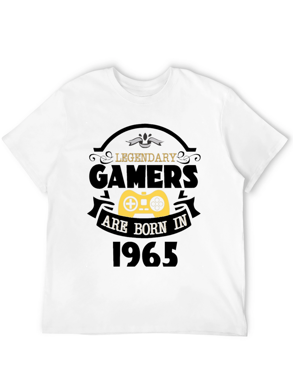 Legendary Gamers Born in 1965 Black T-Shirt