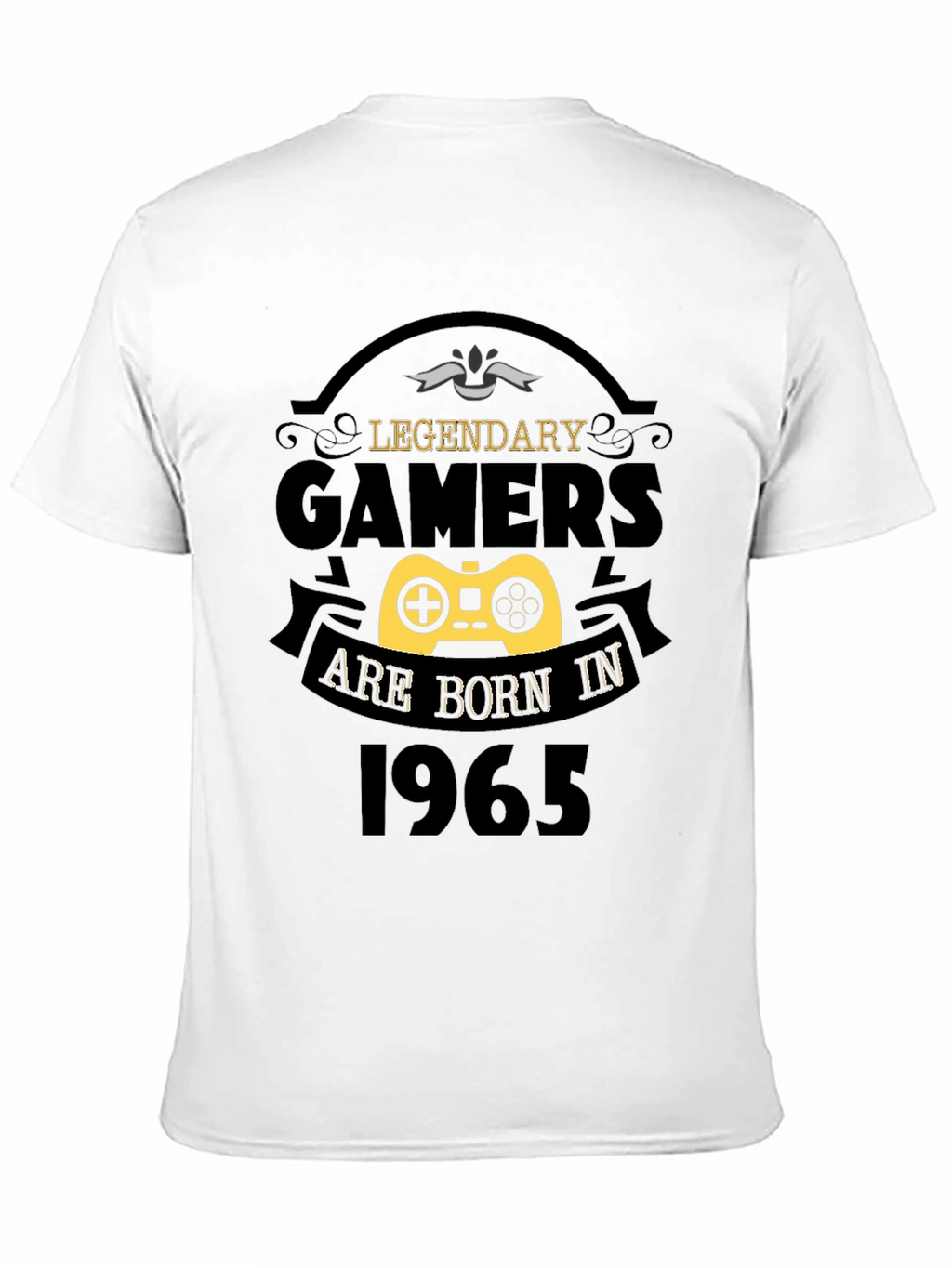 Legendary Gamers Born in 1965 Black T-Shirt