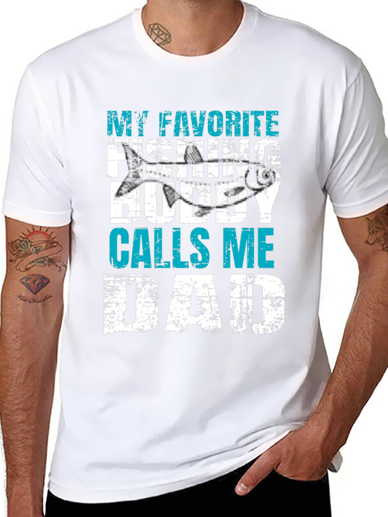 Fishing Buddy Dad T-Shirt